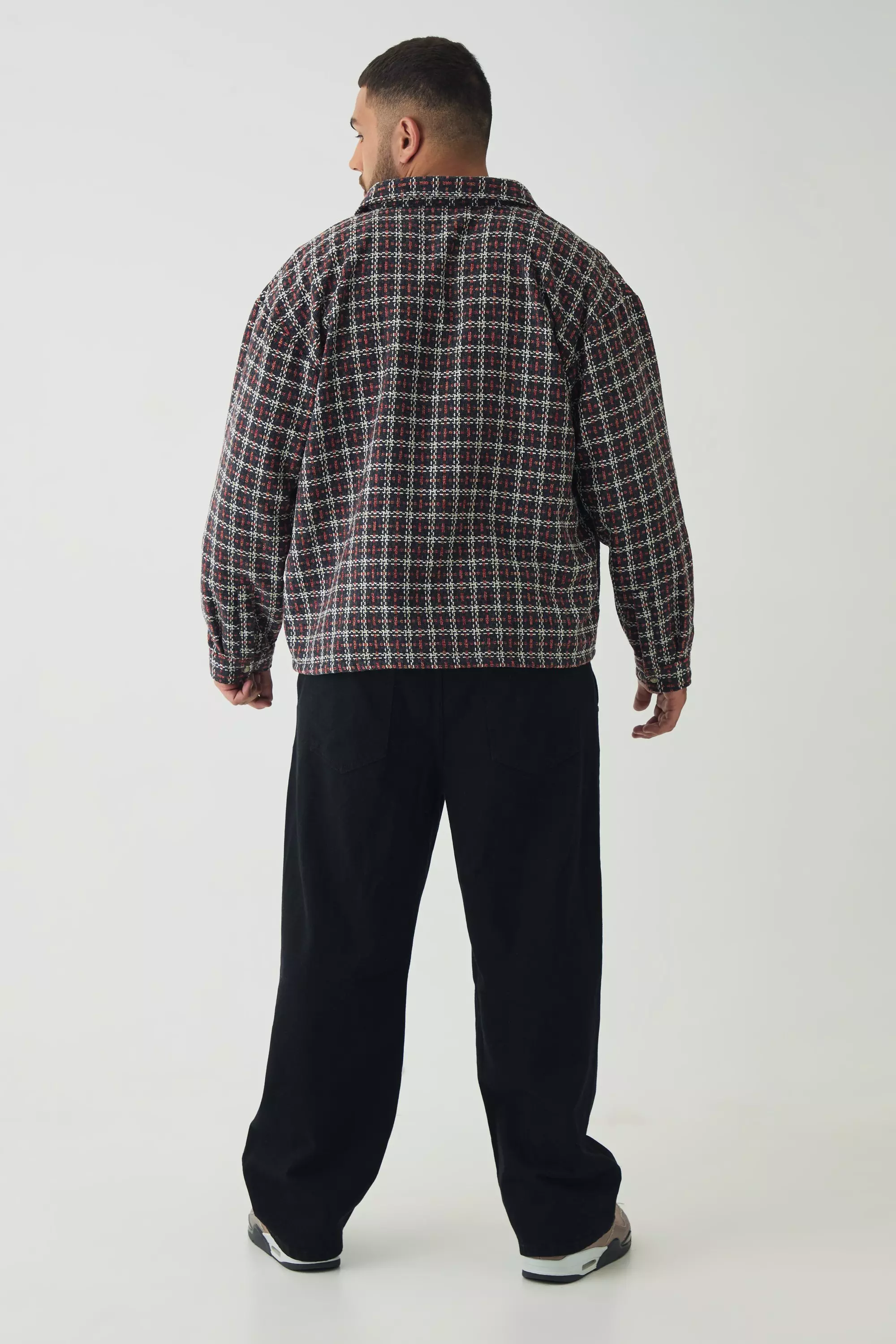 Plus lockere Hose in Schwarz mit Gürtel, Black alternatives Bild