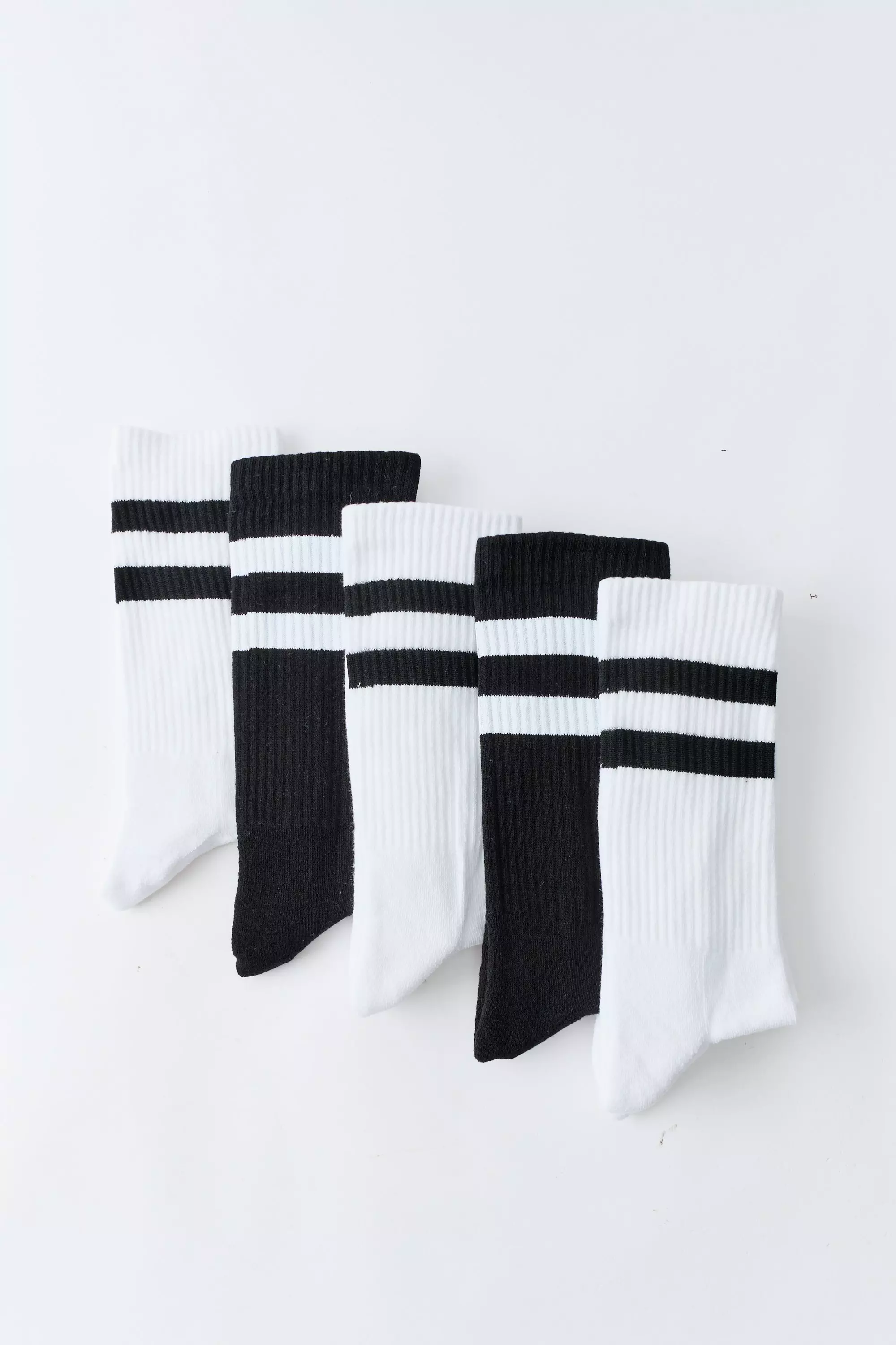 5er-Pack gestreifte Sport-Socken, Multi alternatives Bild