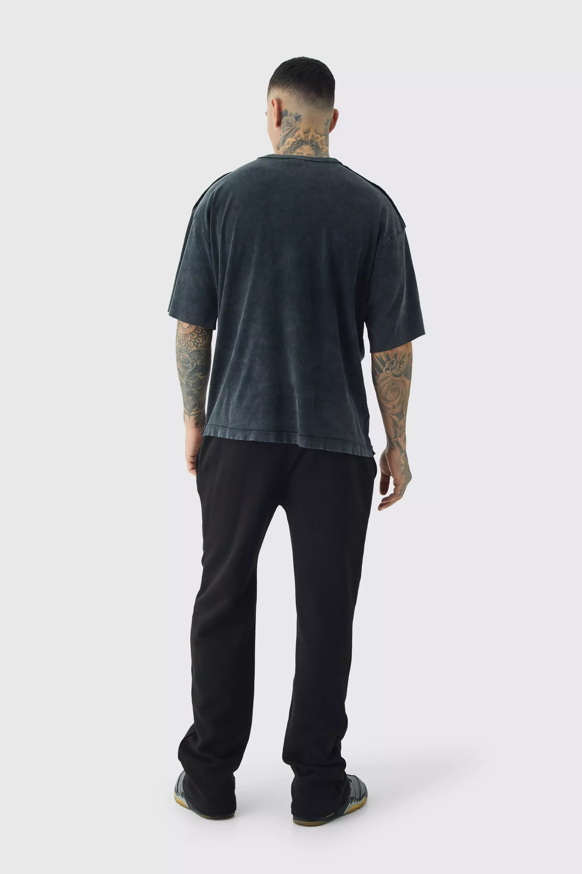 Black Tall Relaxed Worldwide Cross Joggers alternative image