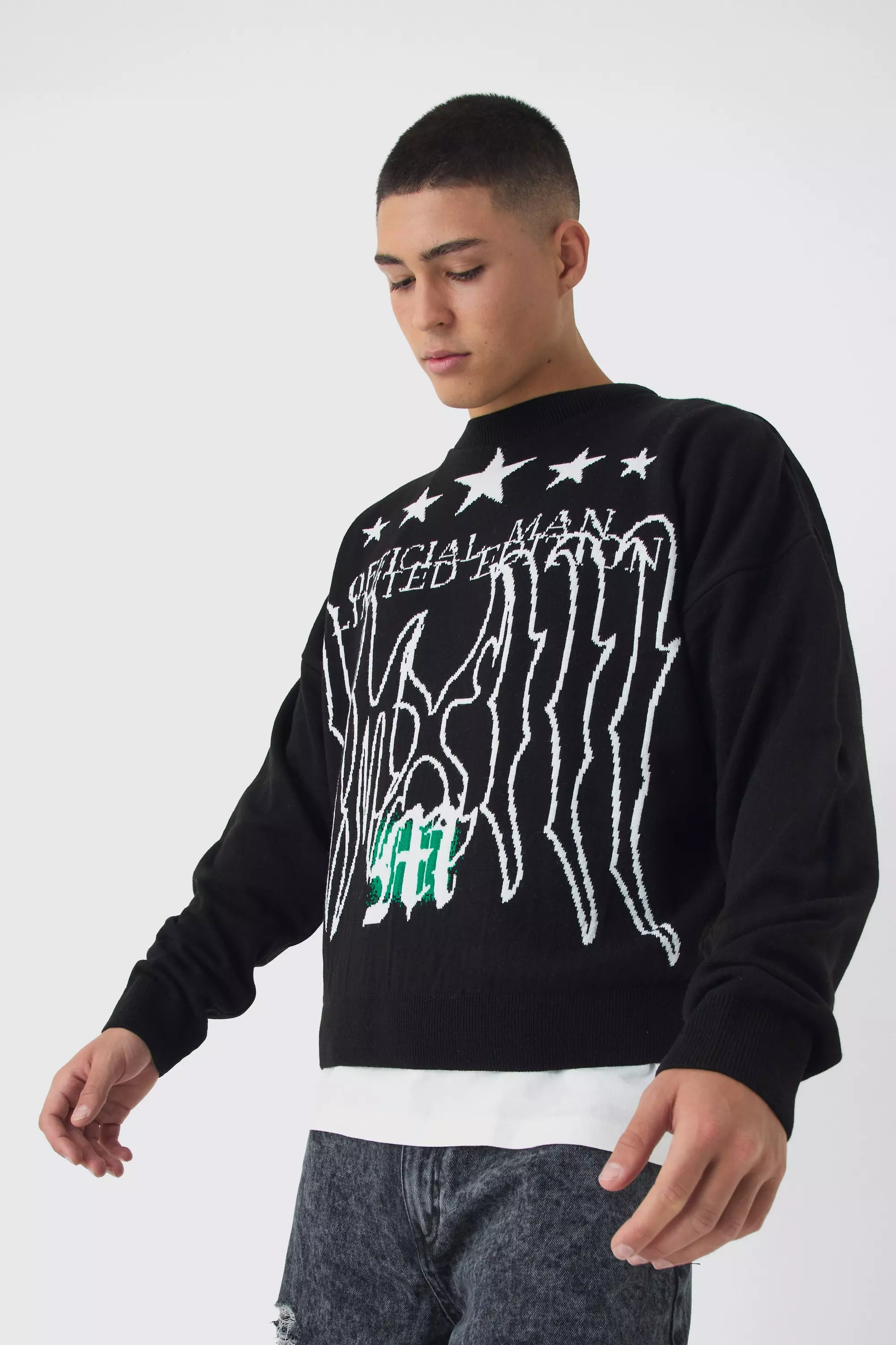 Mens graphic jumpers online