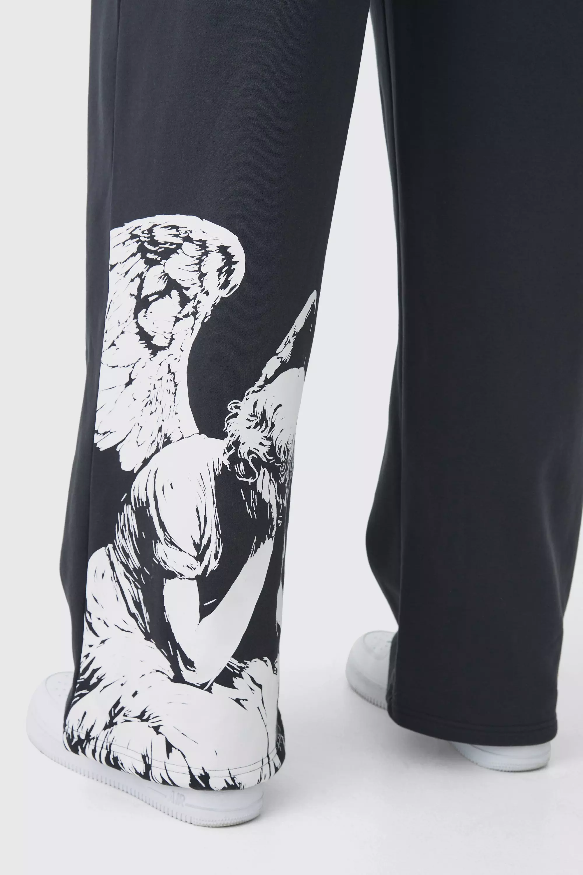 Plus lockere Jogginghose mit Acid-Waschung, Charcoal alternatives Bild