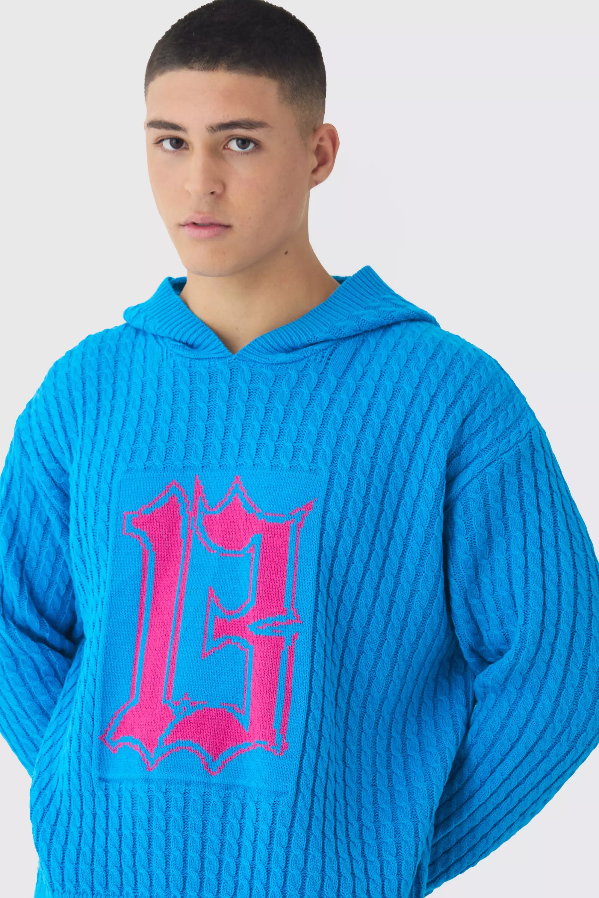 Kastiger Trainingsanzug mit 13 Print, Blue alternatives Bild