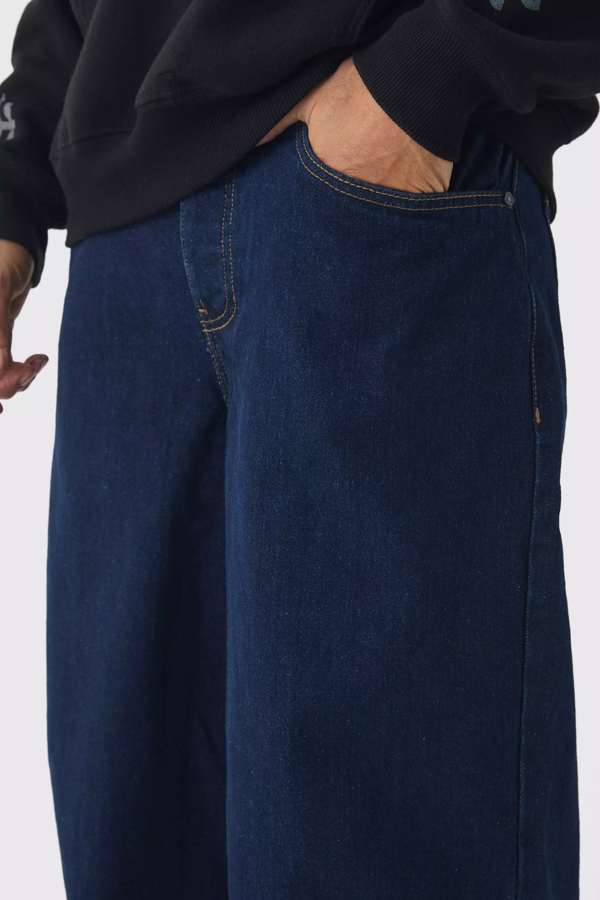 Supreme S Logo Rigid Baggy Jean (SS25) - $268