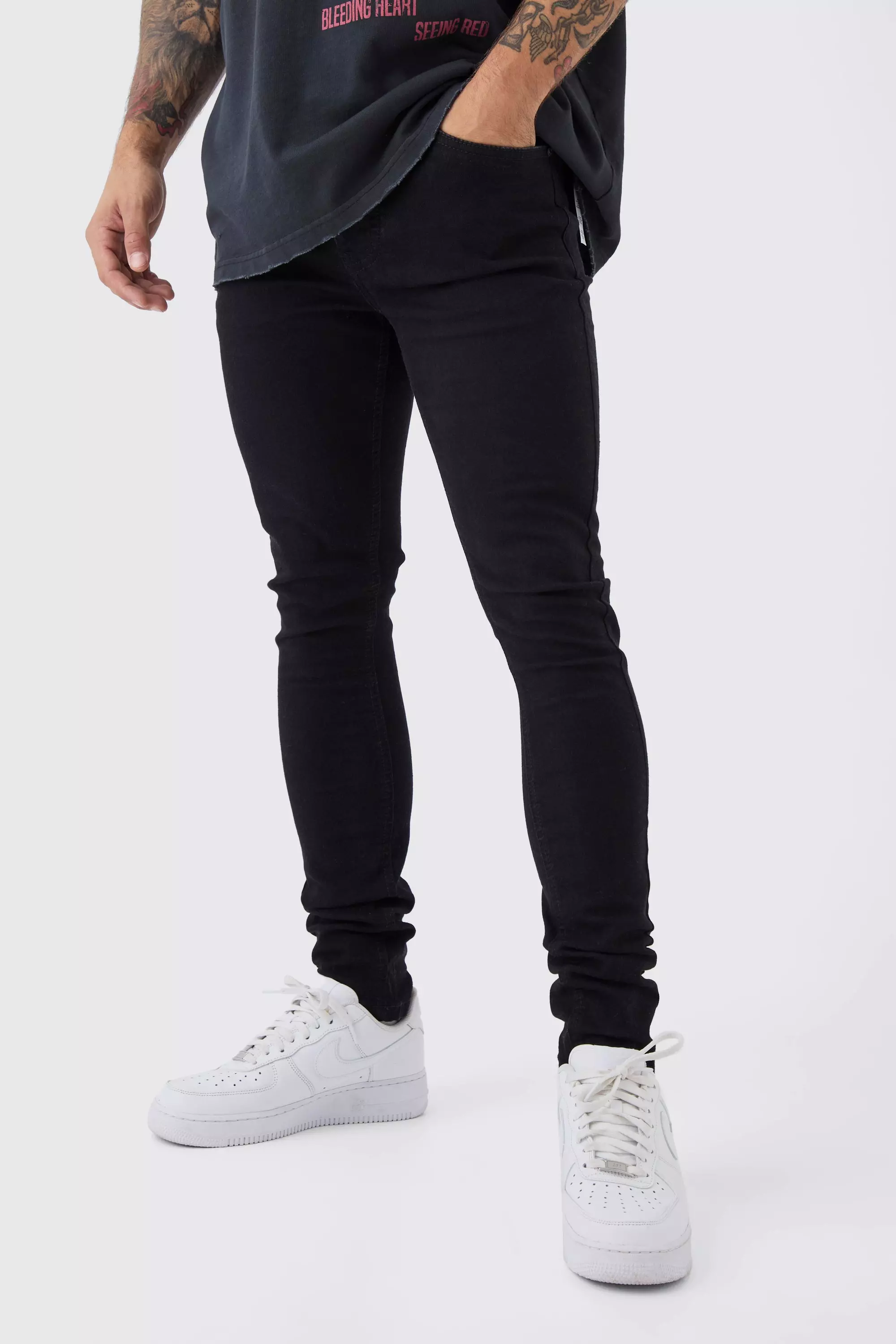 Super Skinny Stretch Jean True black