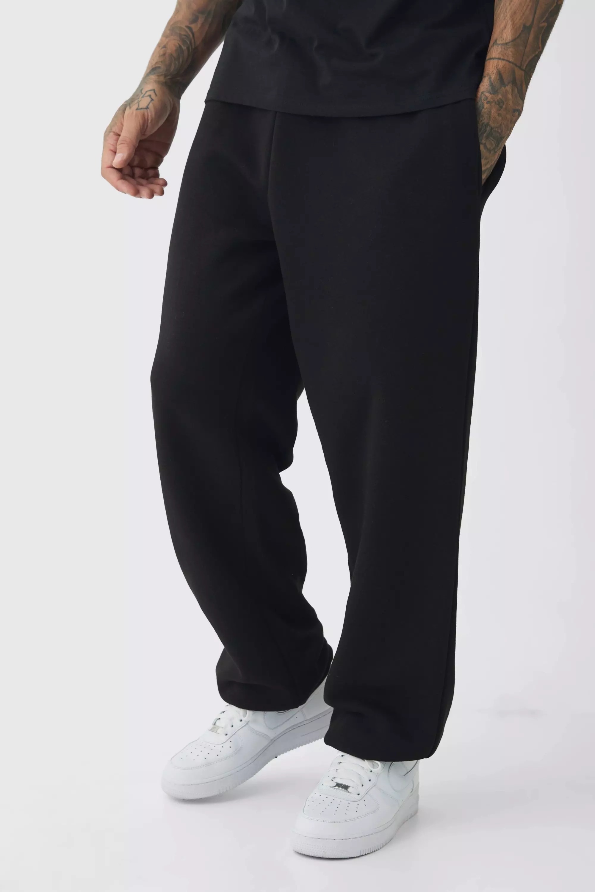 Black Tall Basic Oversized Fit Sweatpants alternative image