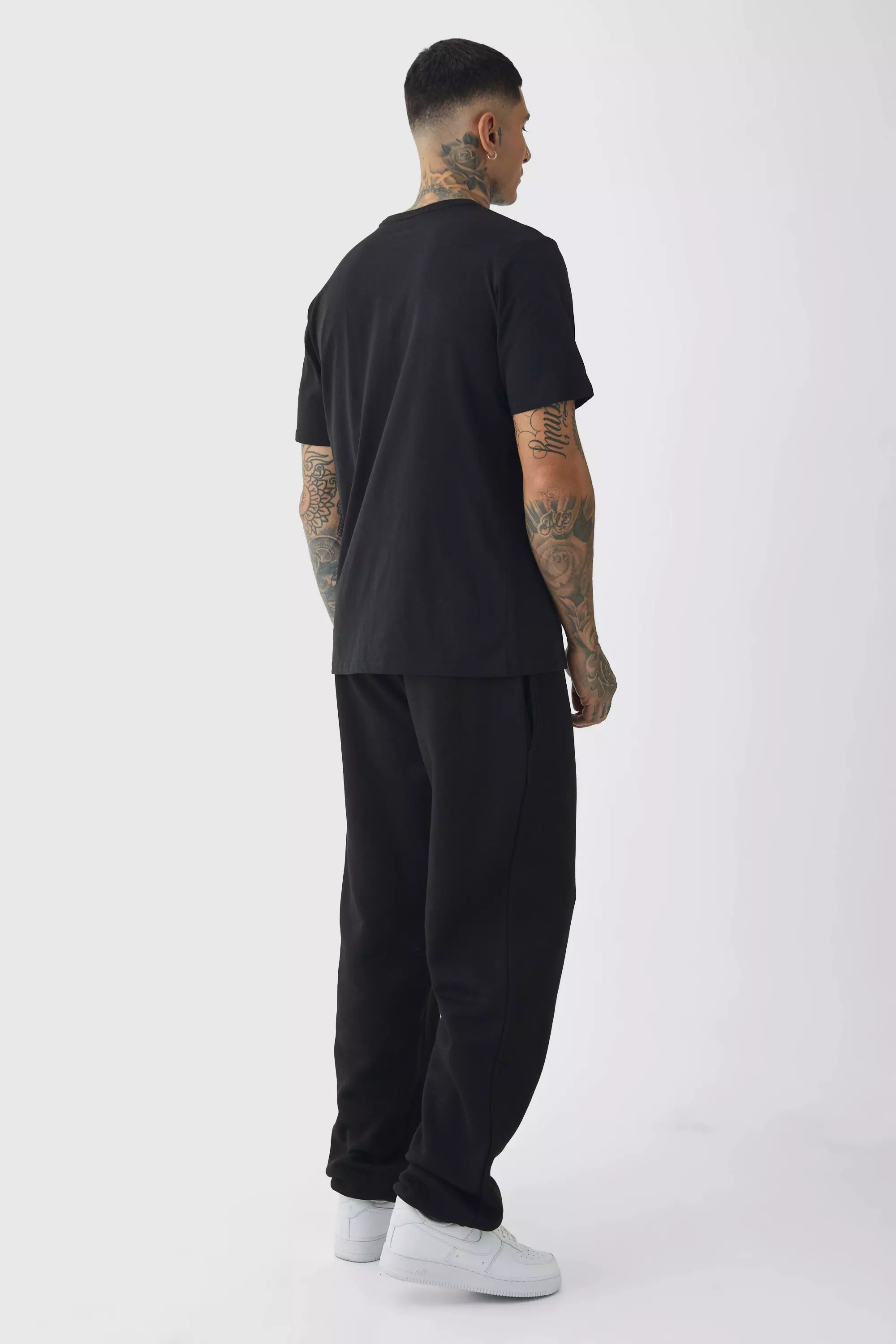 Black Tall Basic Oversized Fit Sweatpants alternative image