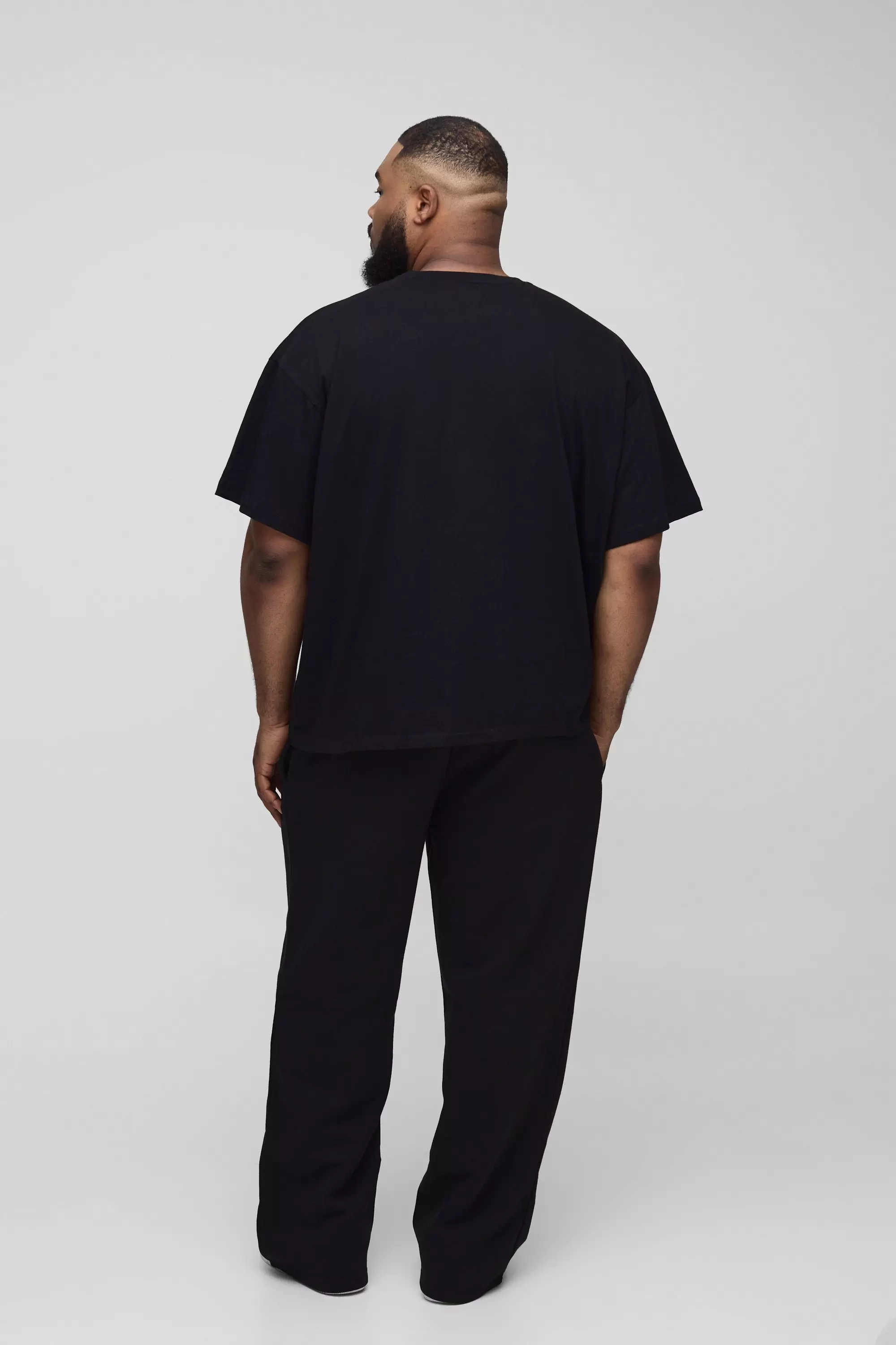 Black Plus Basic Relaxed Fit Sweatpants alternative image