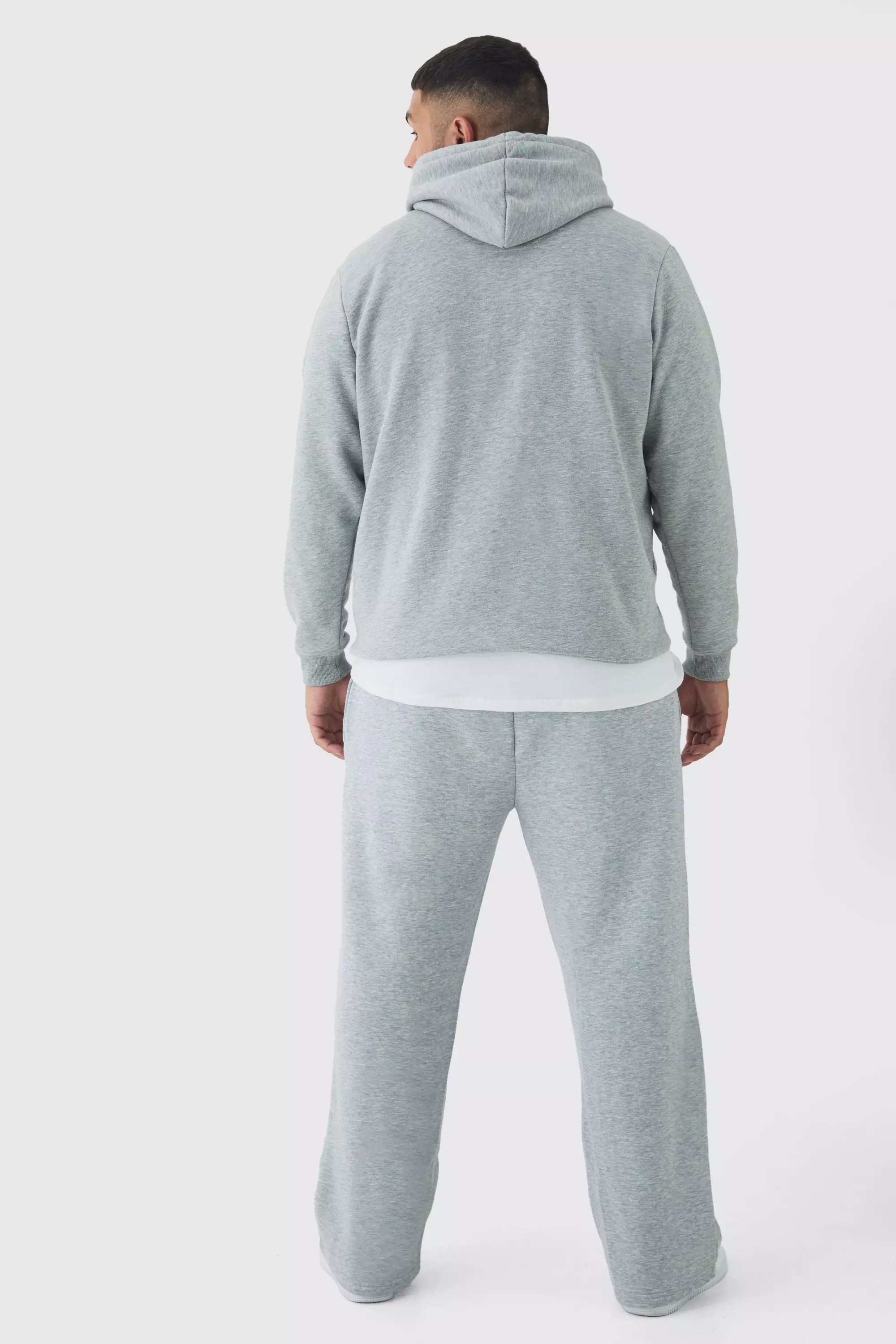Grande taille - Jogging large basique, Grey marl autre image