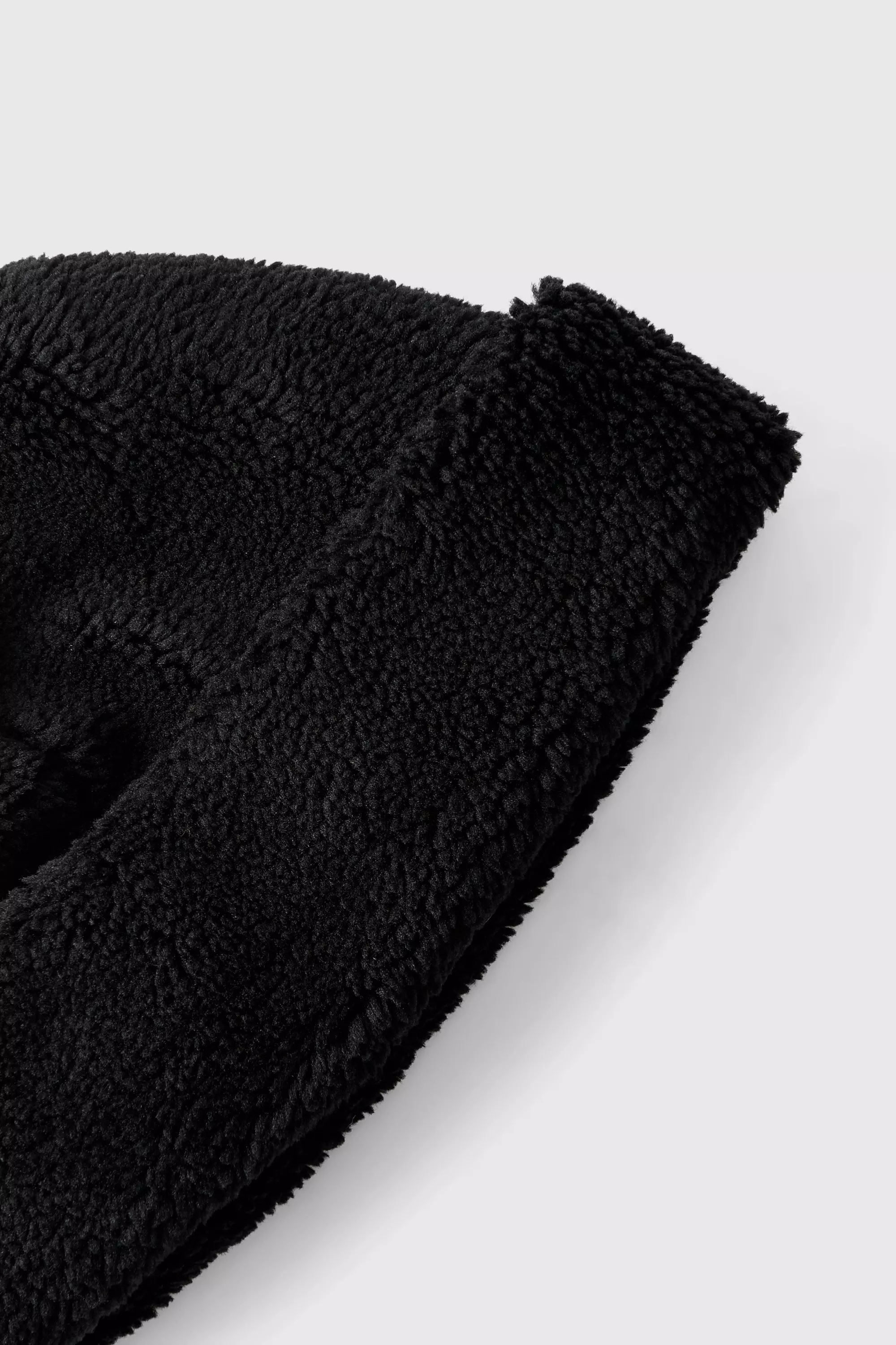 Berretto Beanie Micro In Pile Borg, Black immagine alternativa