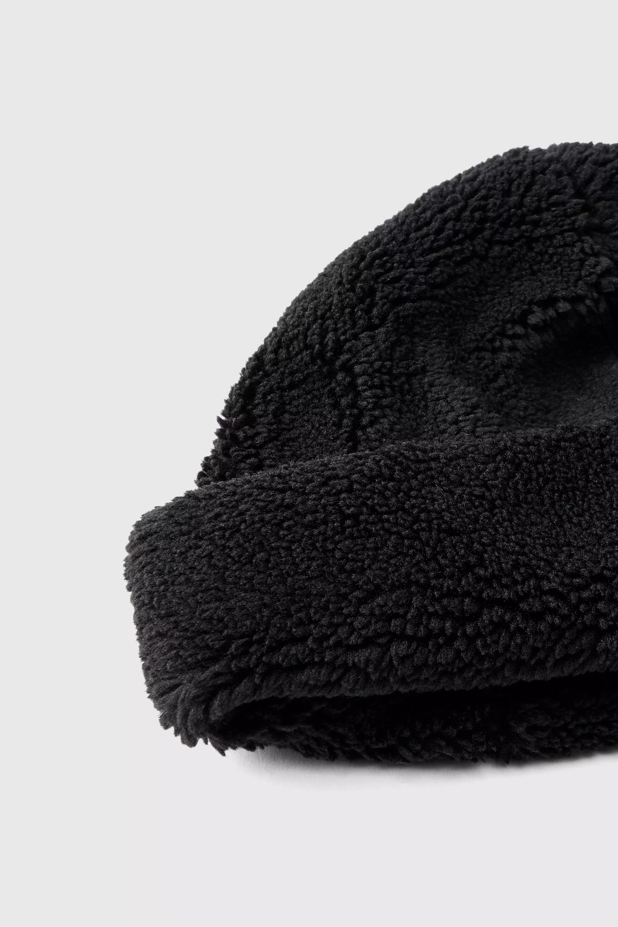 Berretto Beanie Micro In Pile Borg, Black immagine alternativa