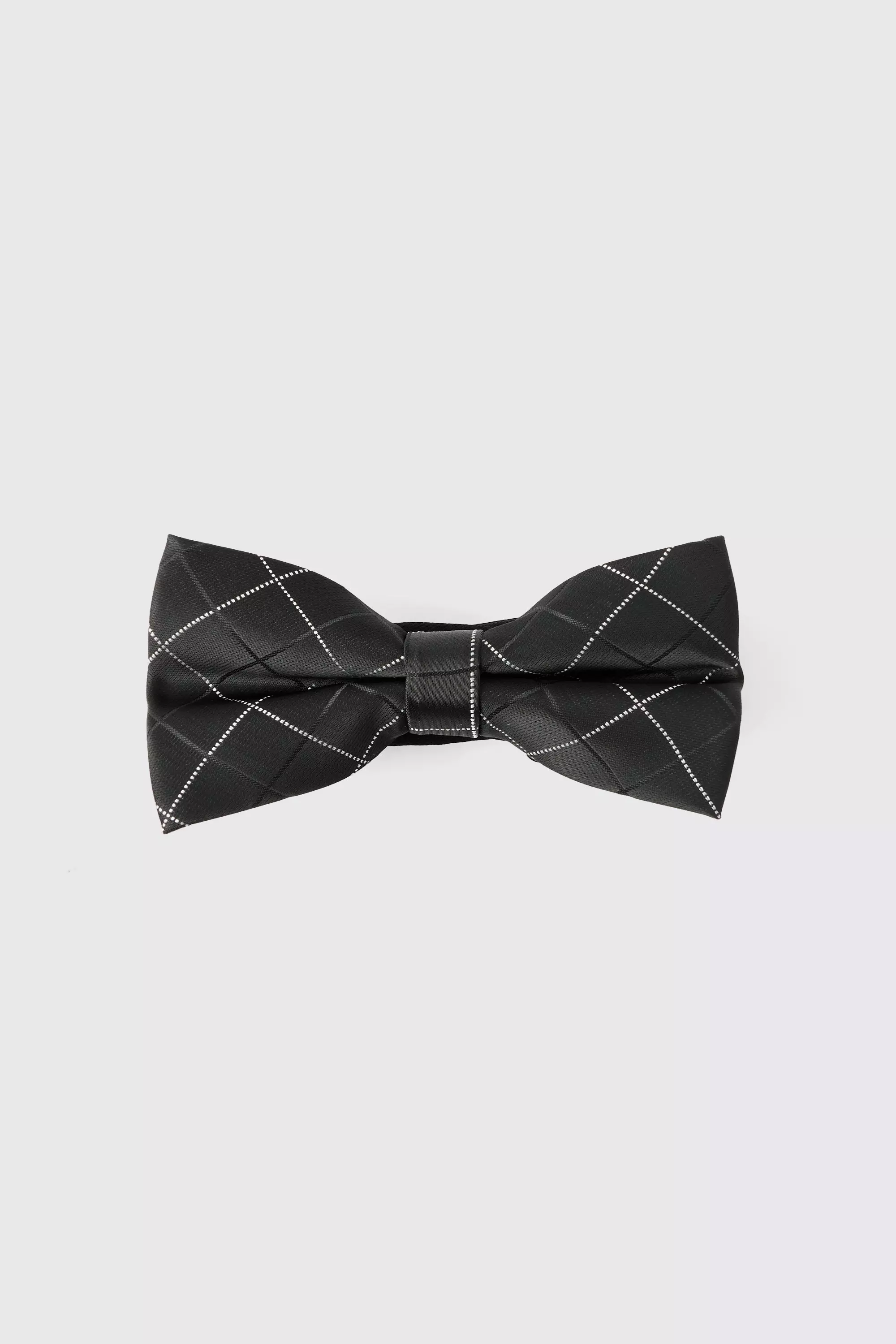 Jacquard Suit Bow Tie Black