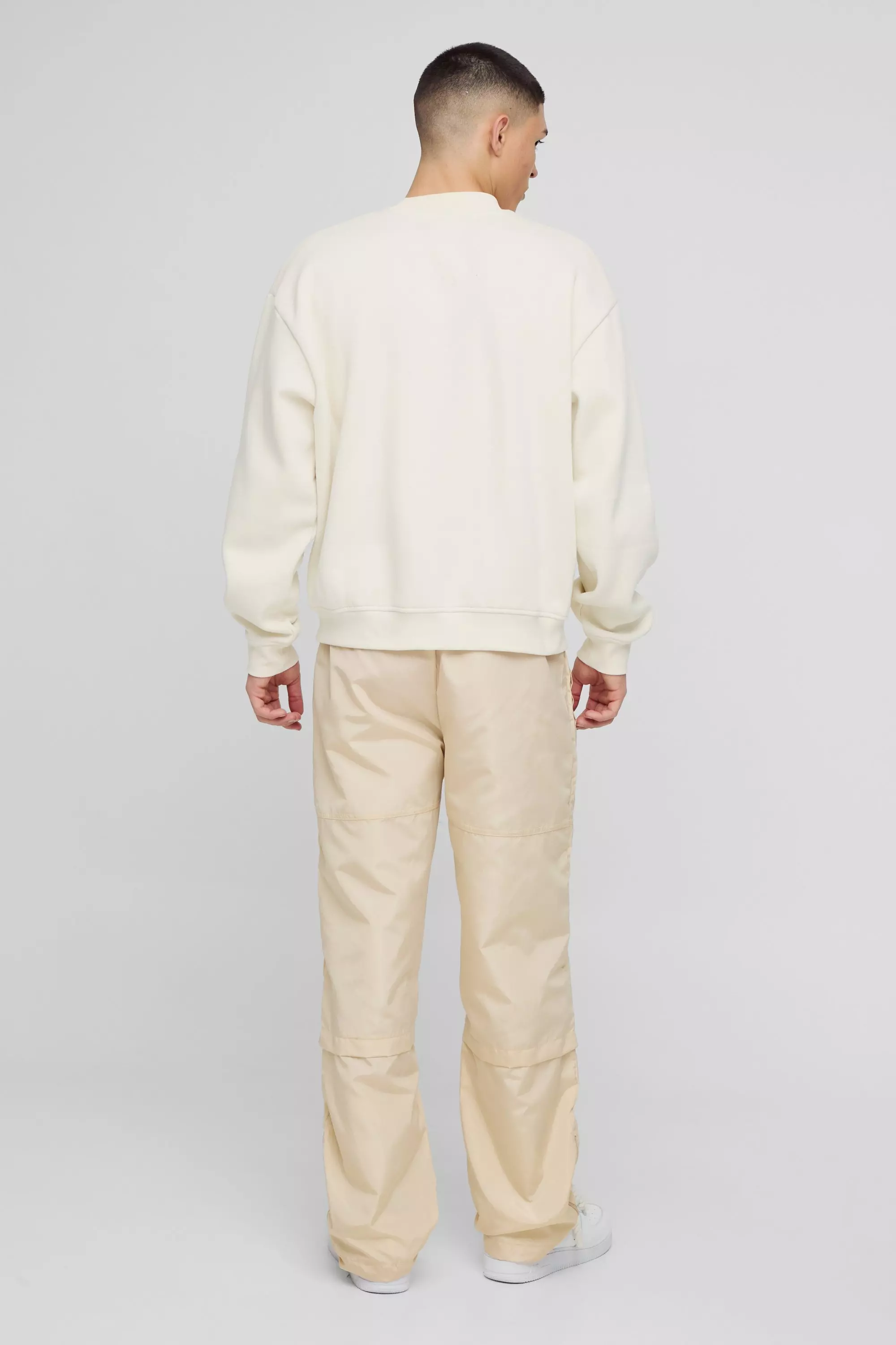 Lockere Nylon-Hose mit elastischem Bund, Stone alternatives Bild