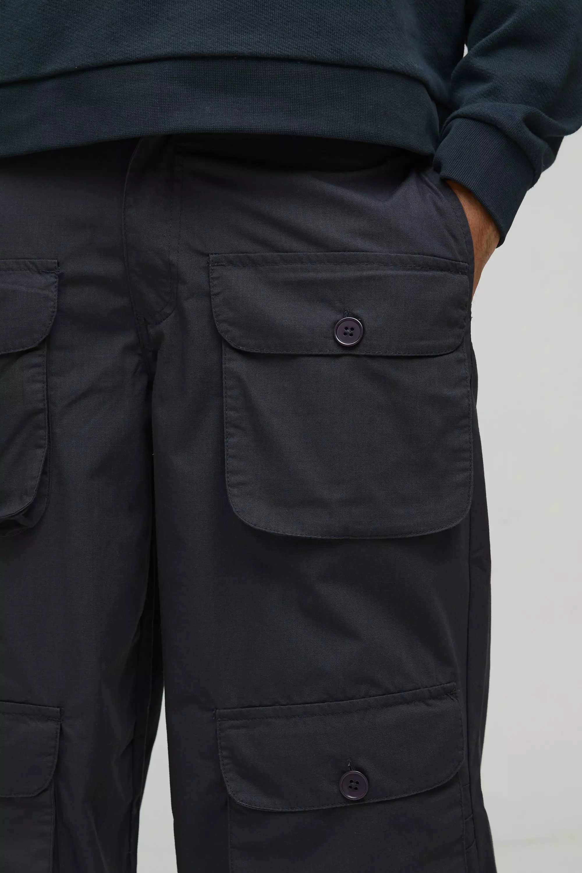 monkey time GROSGRAIN CARGO EASY NAVY（M）