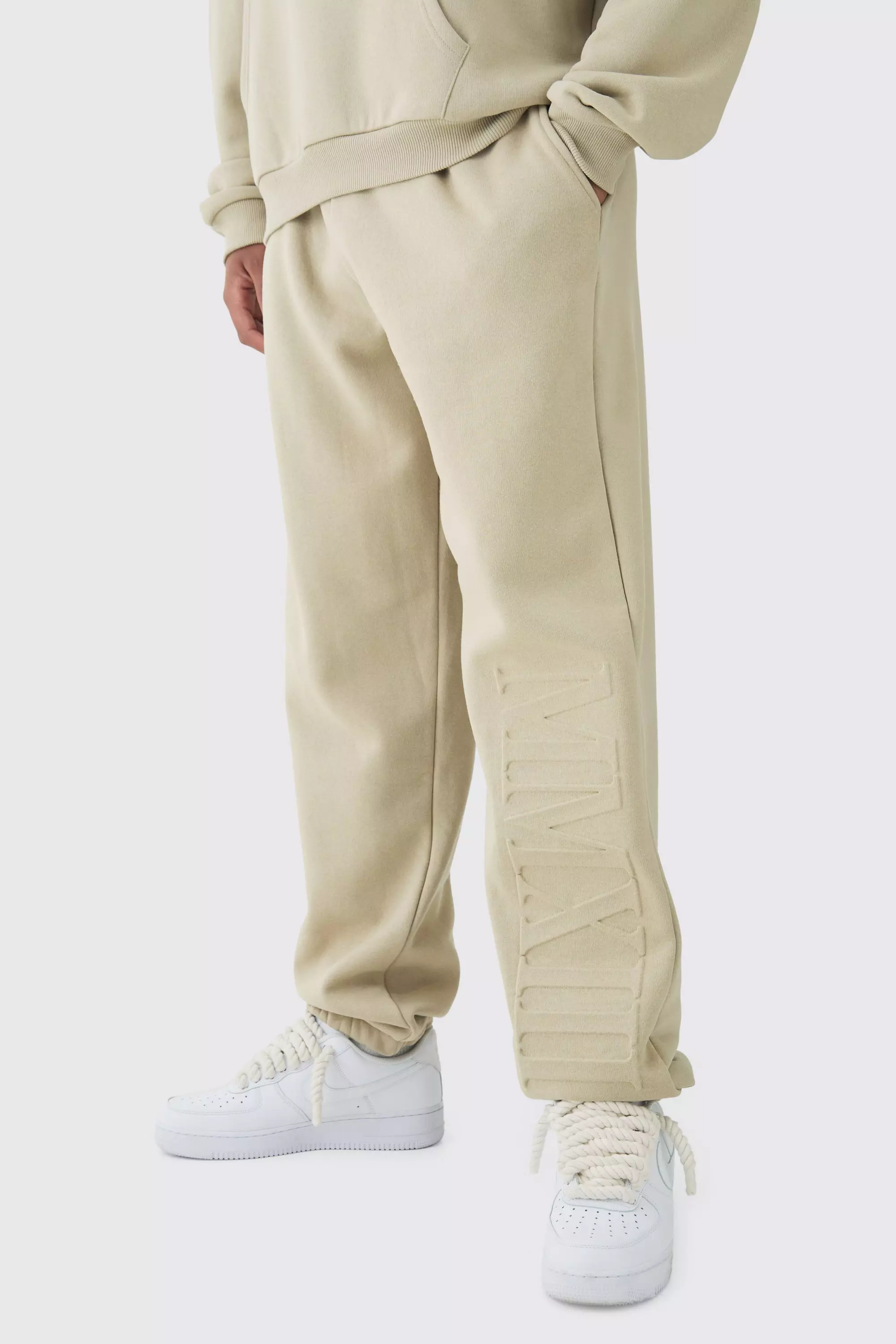 Stone Tall Oversized MMXIII Embossed Sweatpants alternative image