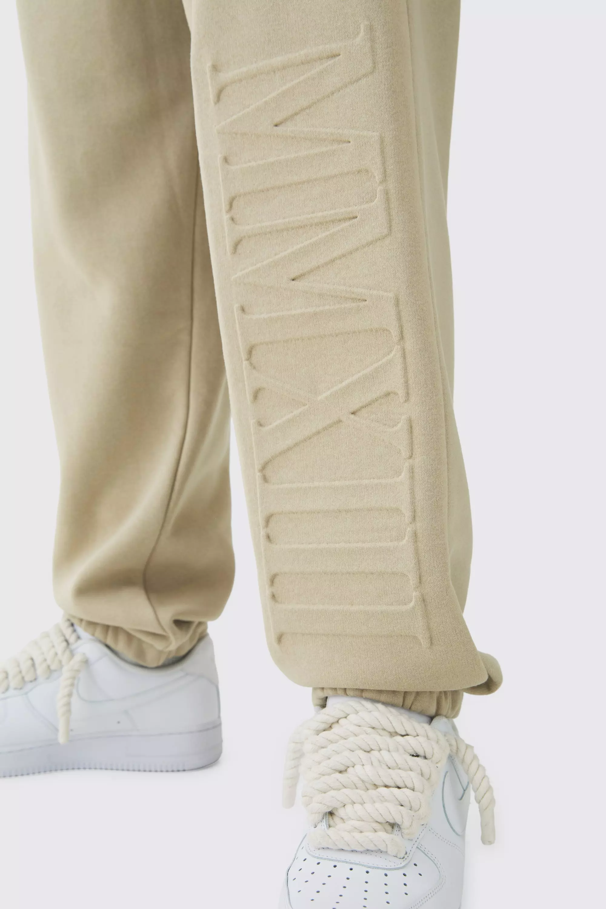 Stone Tall Oversized MMXIII Embossed Sweatpants alternative image