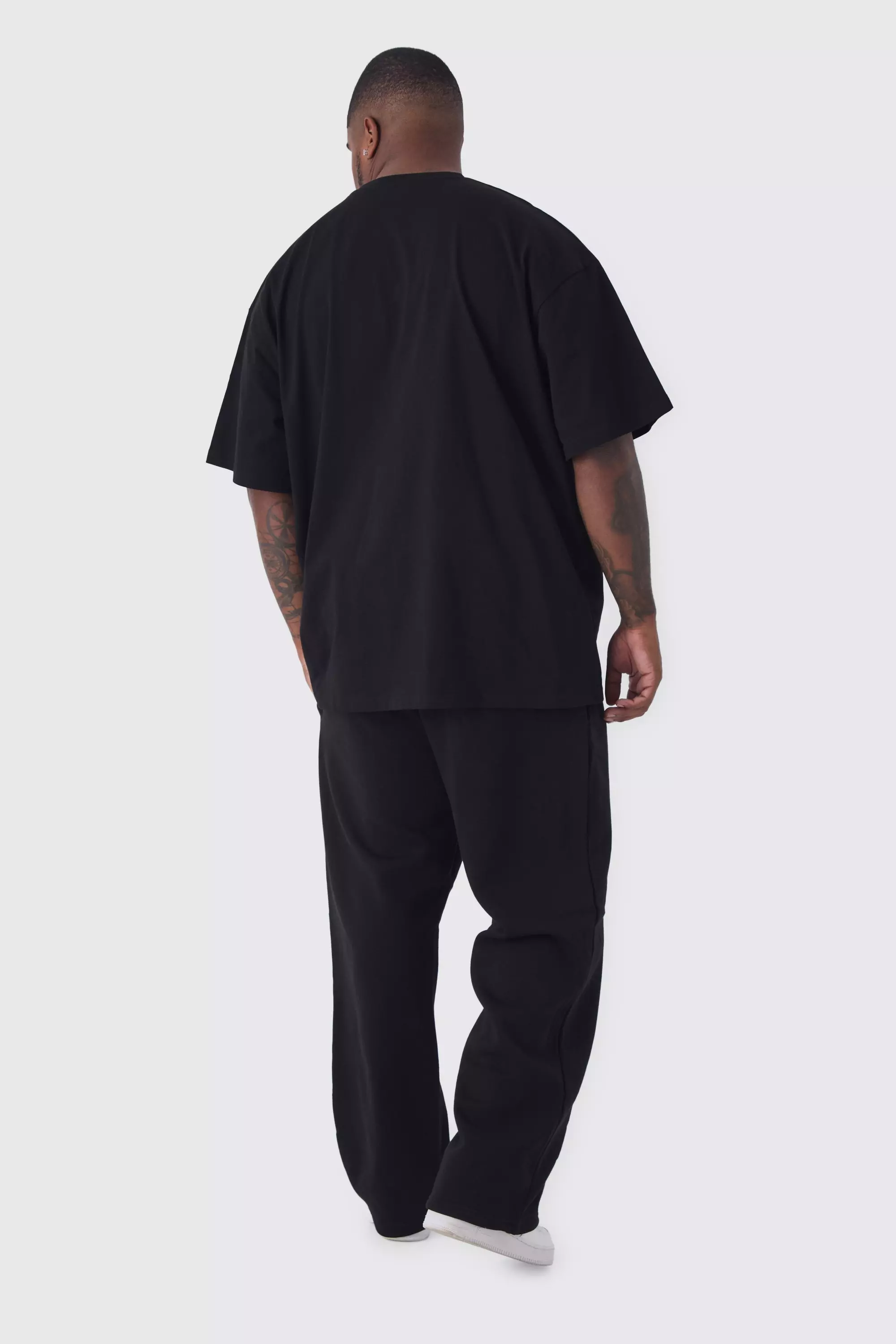 Black Plus Oversized MMXIII Embossed T-Shirt alternative image