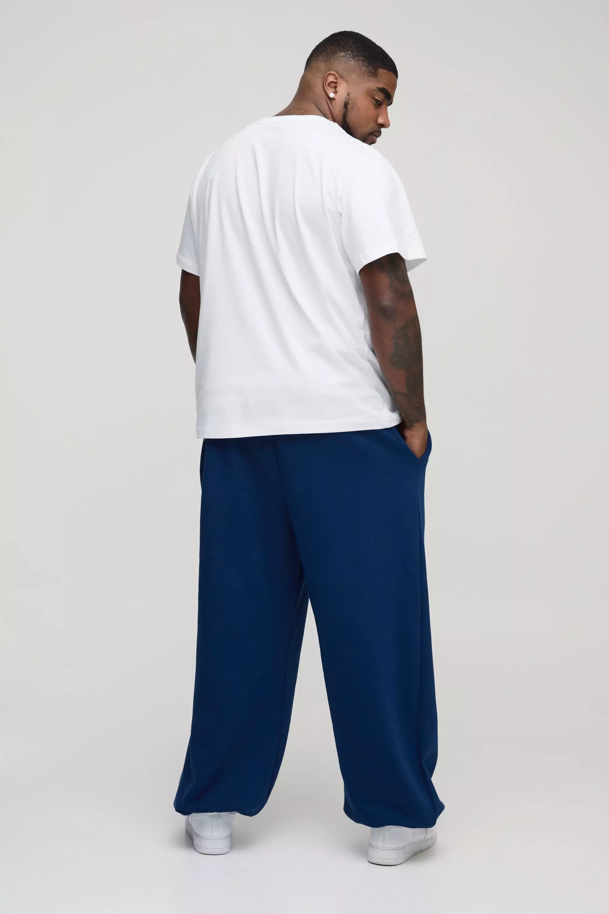 Blue Plus 13 Varsity Oversized Joggers alternative image