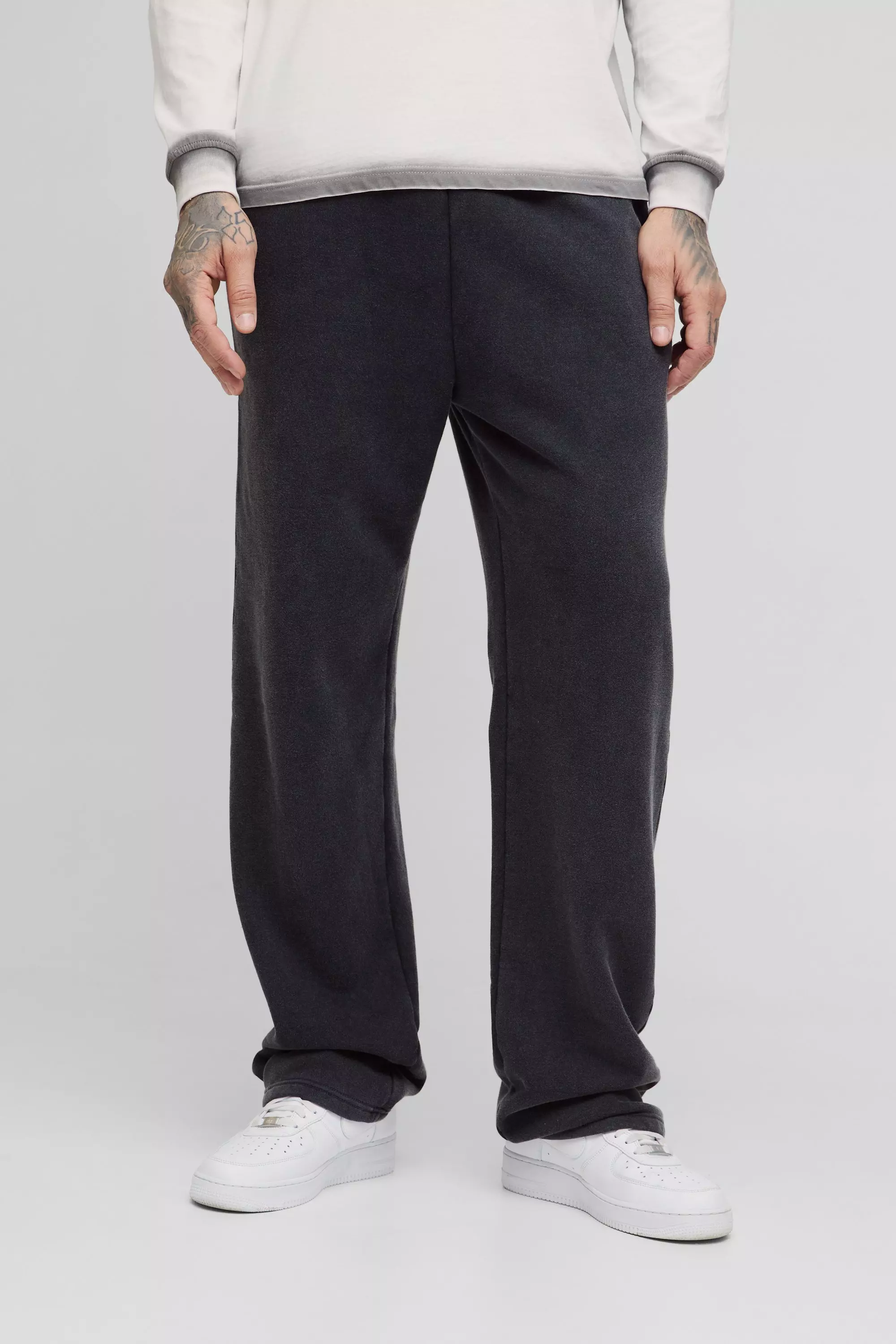 Pantaloni Tuta Tall Rilassati Slavati , Black immagine alternativa