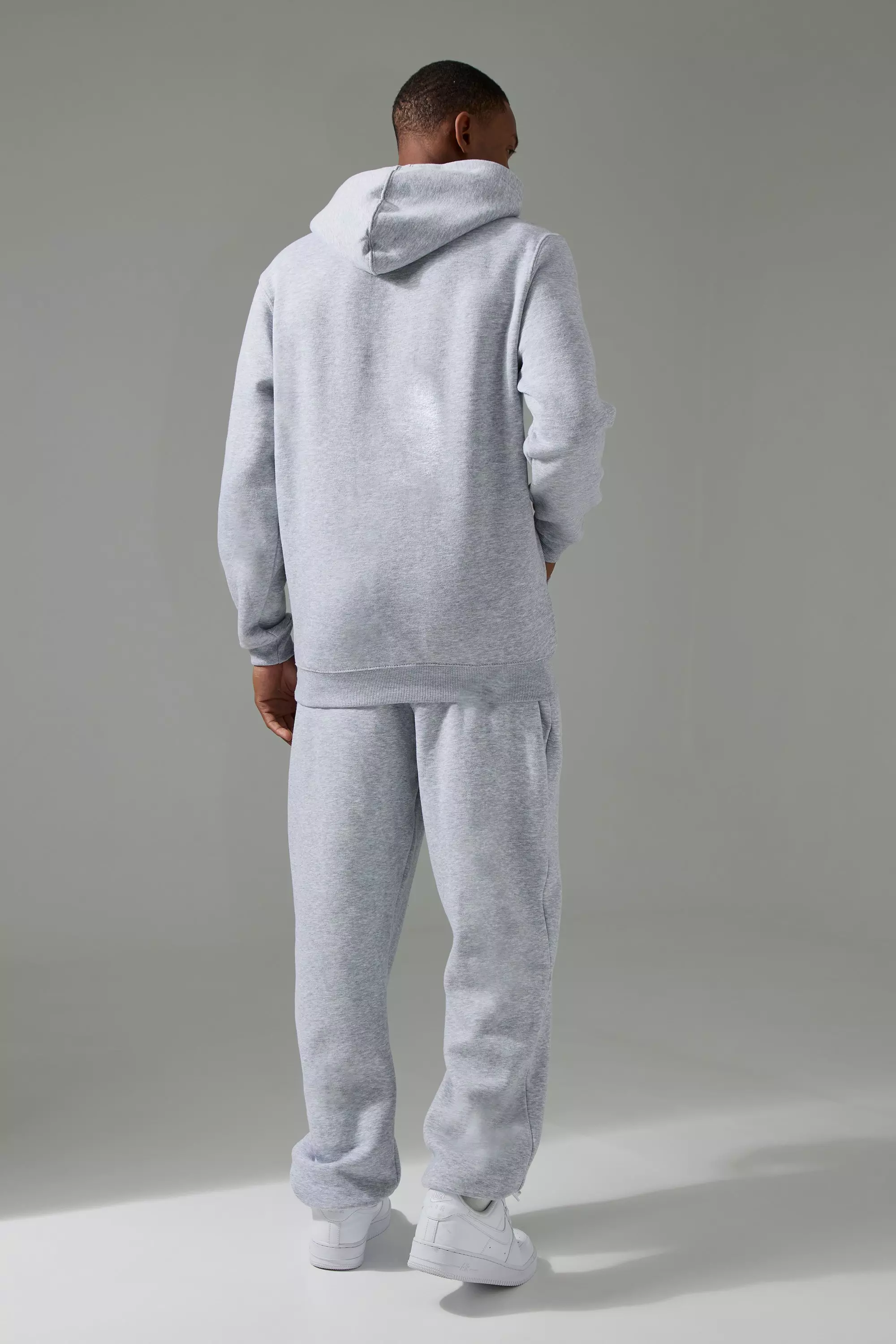Grey marl Man Active Regular Fit Hoodie alternatieve afbeelding