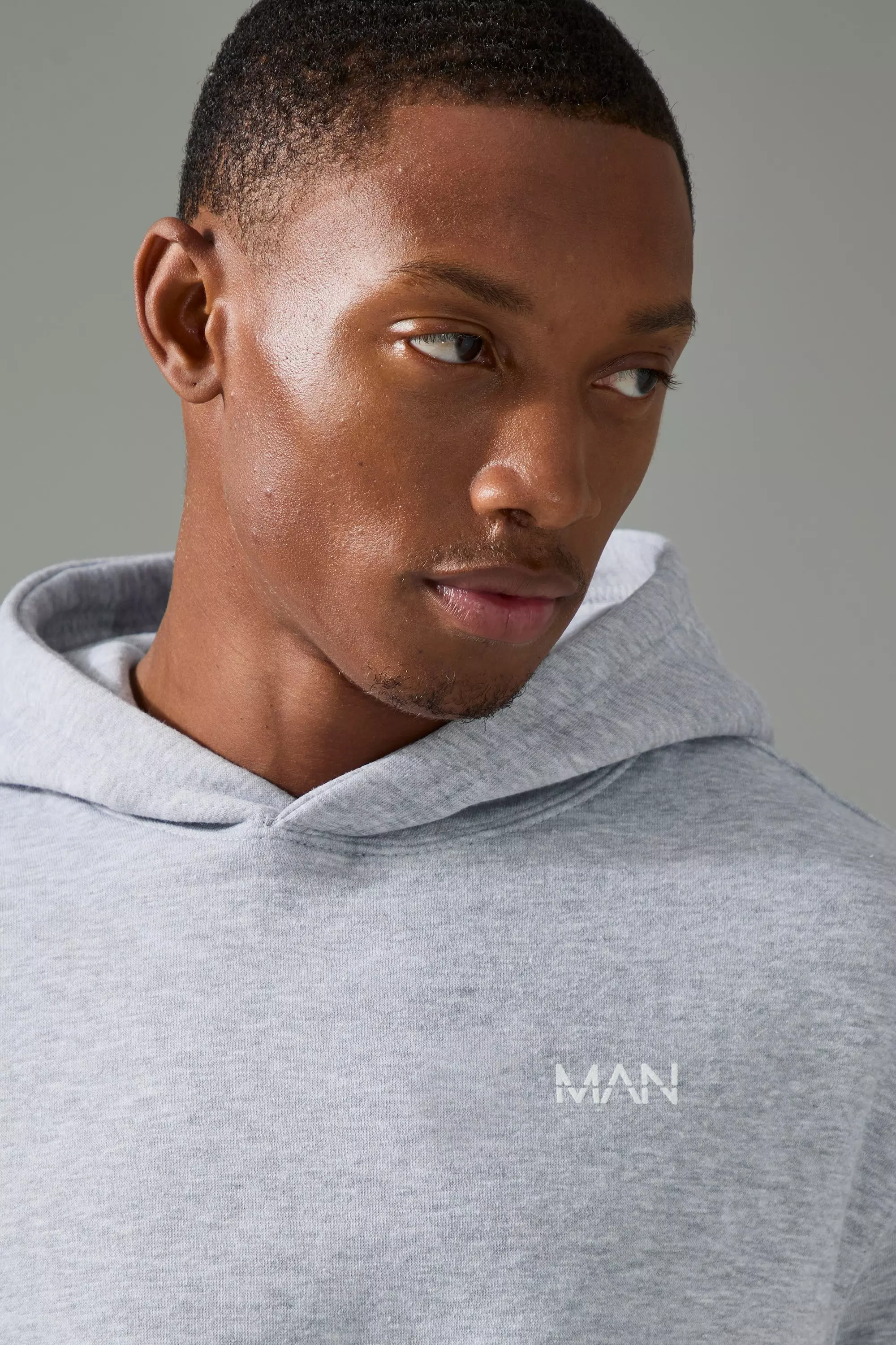 Grey marl Man Active Regular Fit Hoodie alternatieve afbeelding