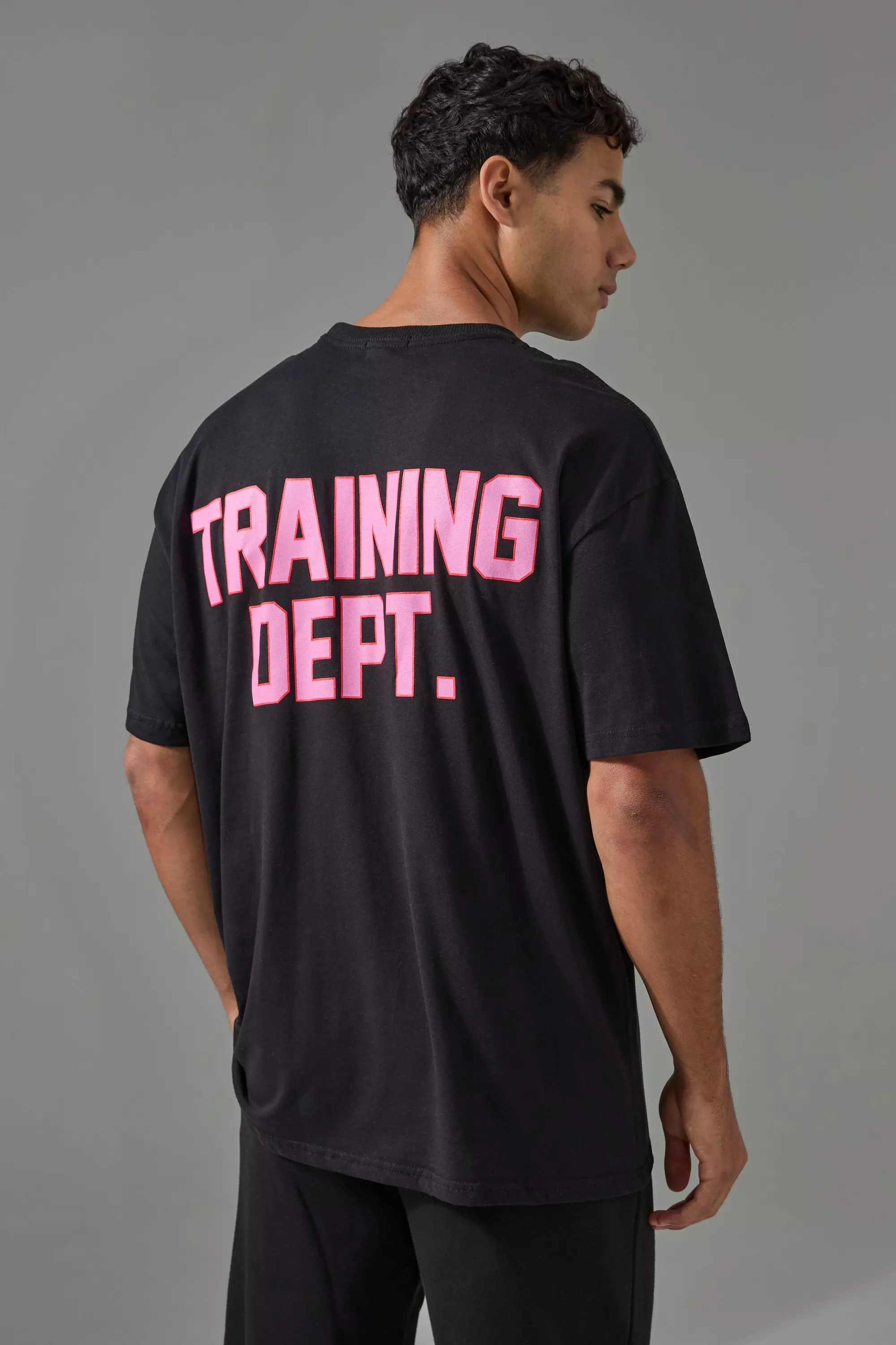 Black Training Dept Oversized T-shirt