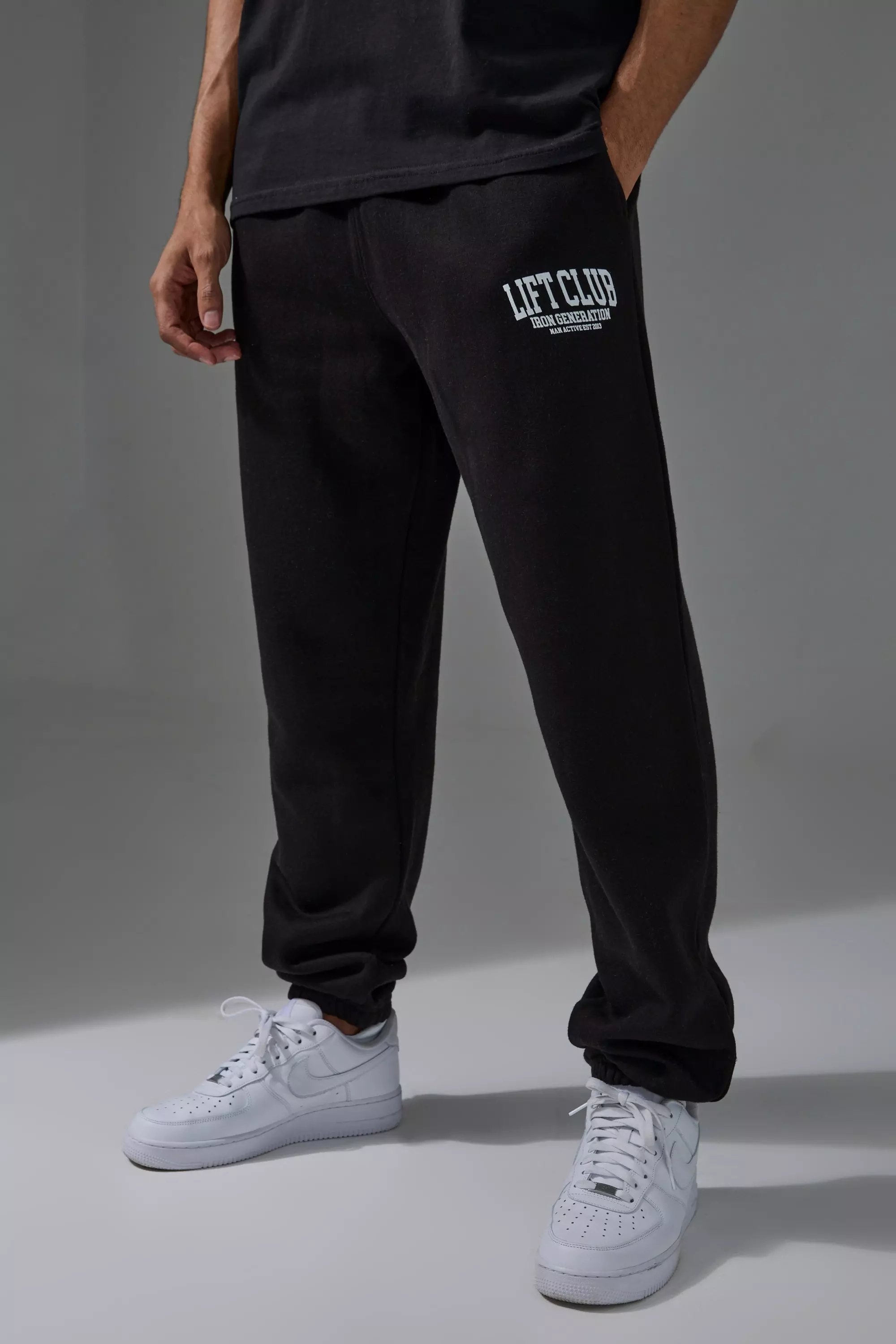 Black Man Active Lift Club Oversized Sweatpants alternative image