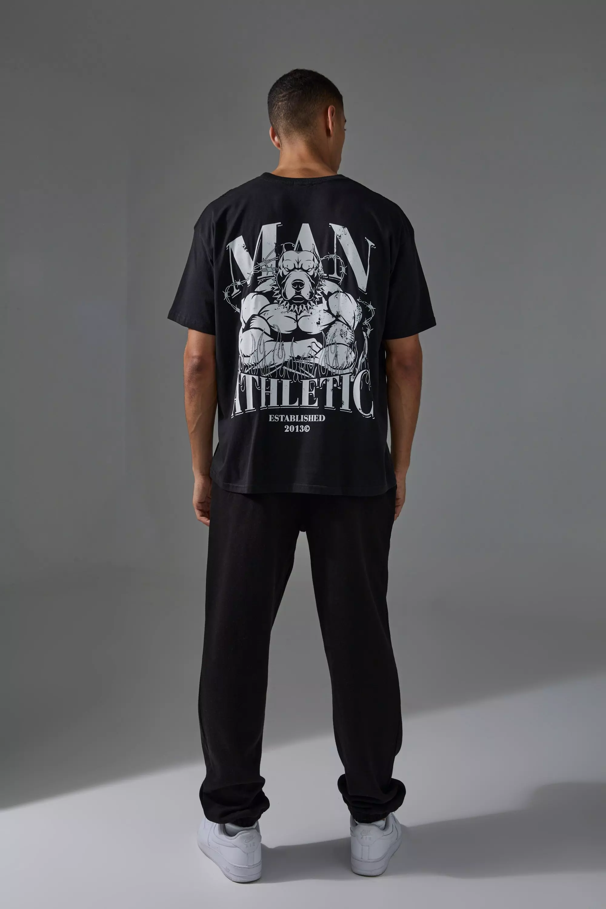 Black Man Active Lift Club Oversized Sweatpants alternative image