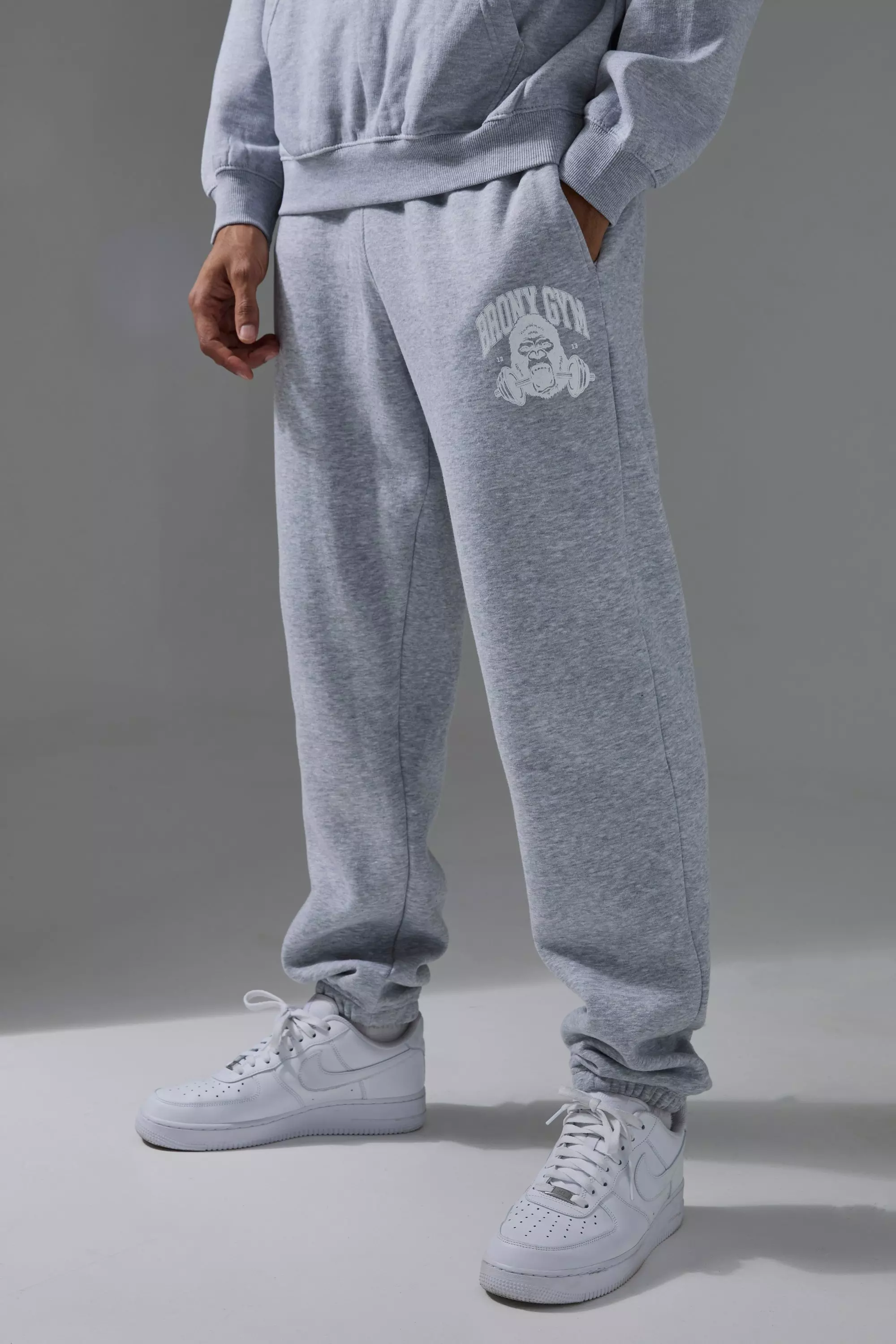 Grey Man Active Bronx Gym Oversized Sweatpants