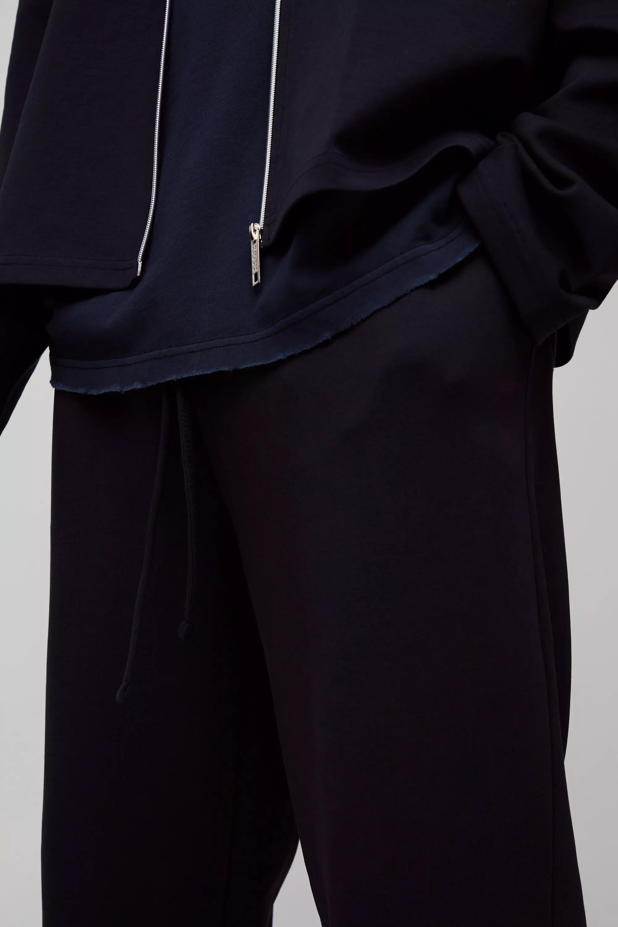 Tall - Sweat à capuche oversize à surpiqûres, Black autre image