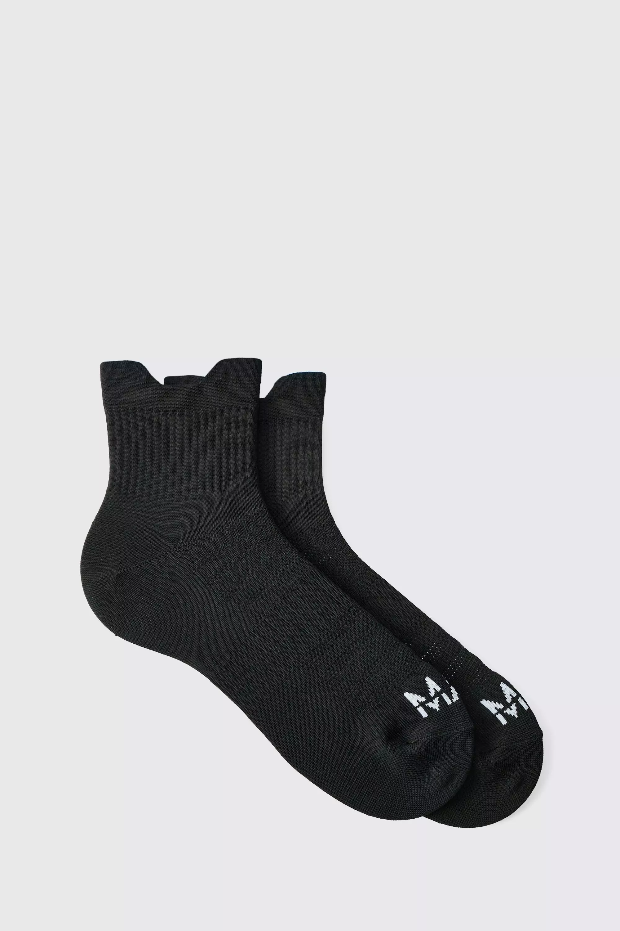 Black Man Active Performance Trail Ankle Sock alternative image