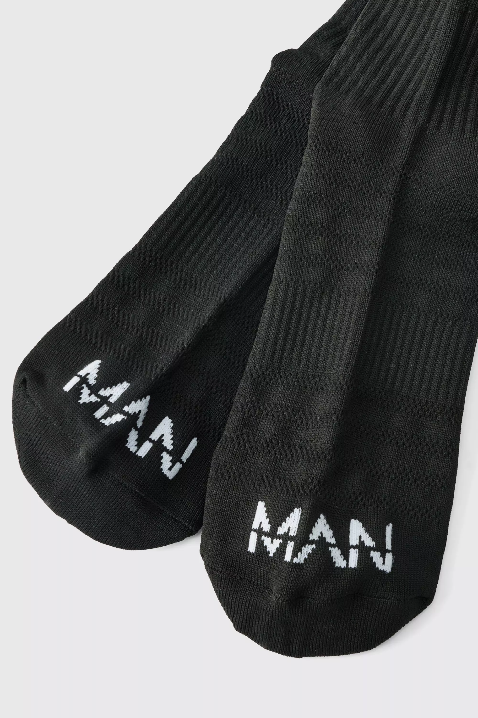 Black Man Active Performance Trail Ankle Sock alternative image