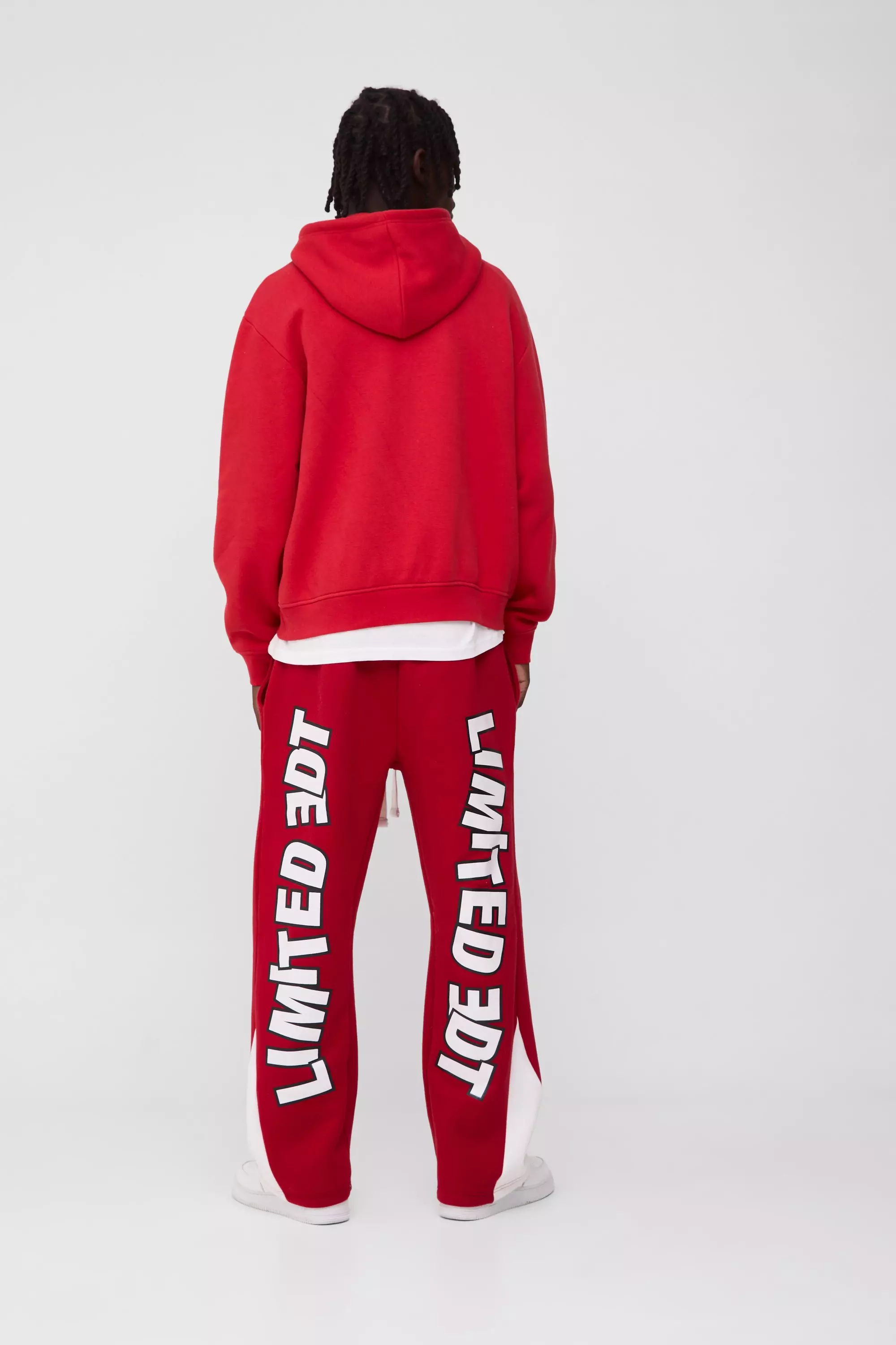 Red Regular Fit Limited Edition Gusset Joggers alternative image