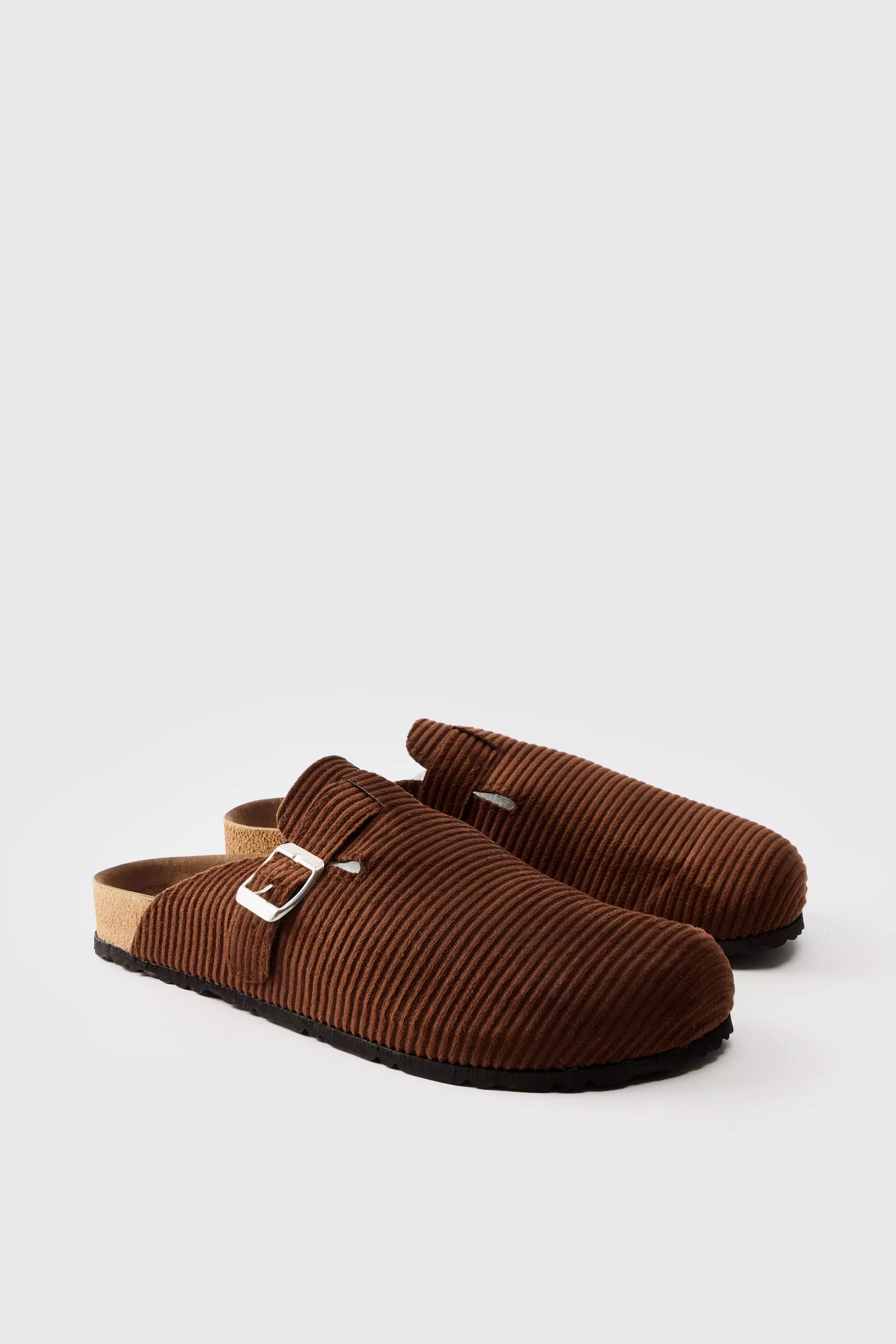 Cord Mule in Brown Brown