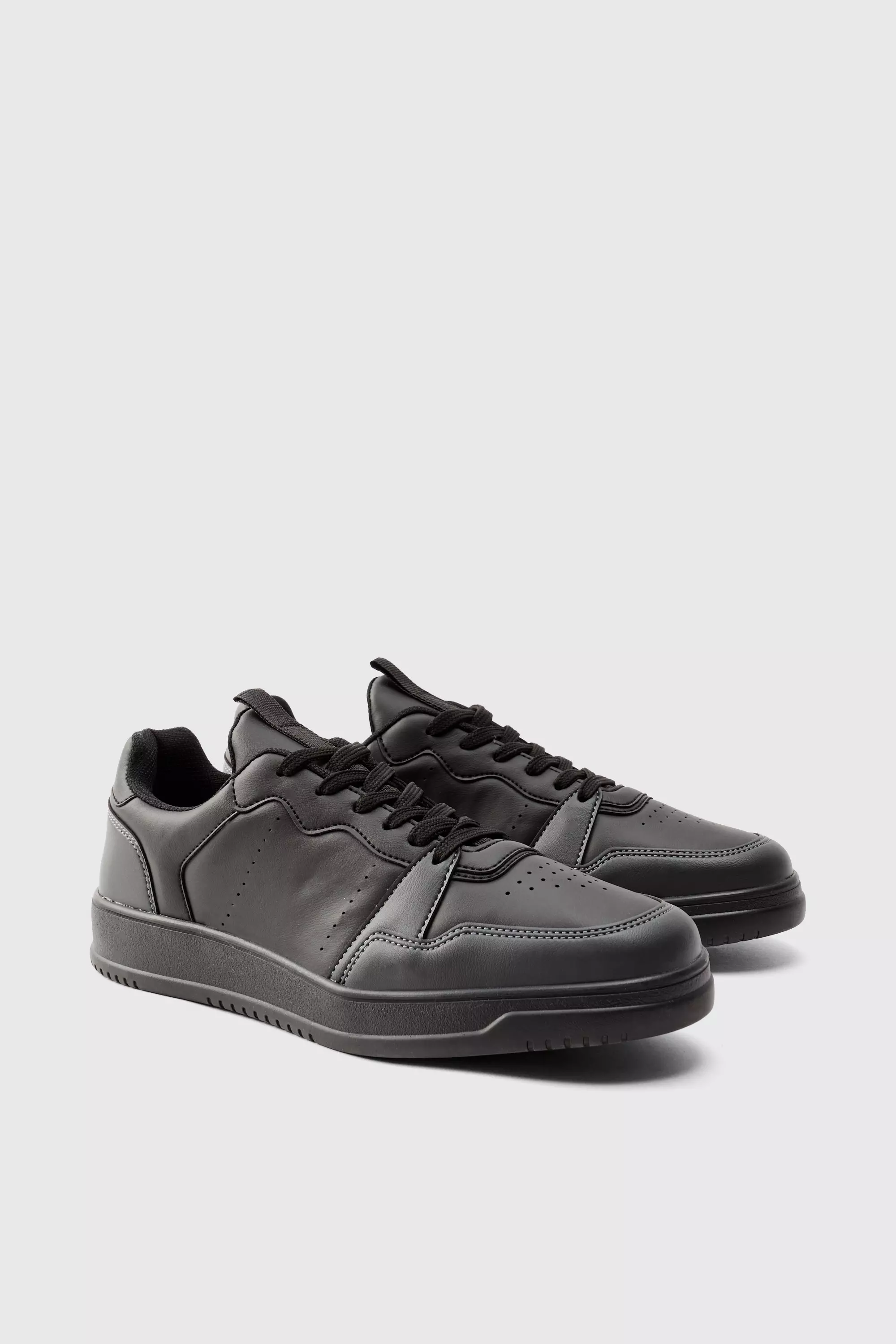 Panel Chunky Sneakers In Black alternative image