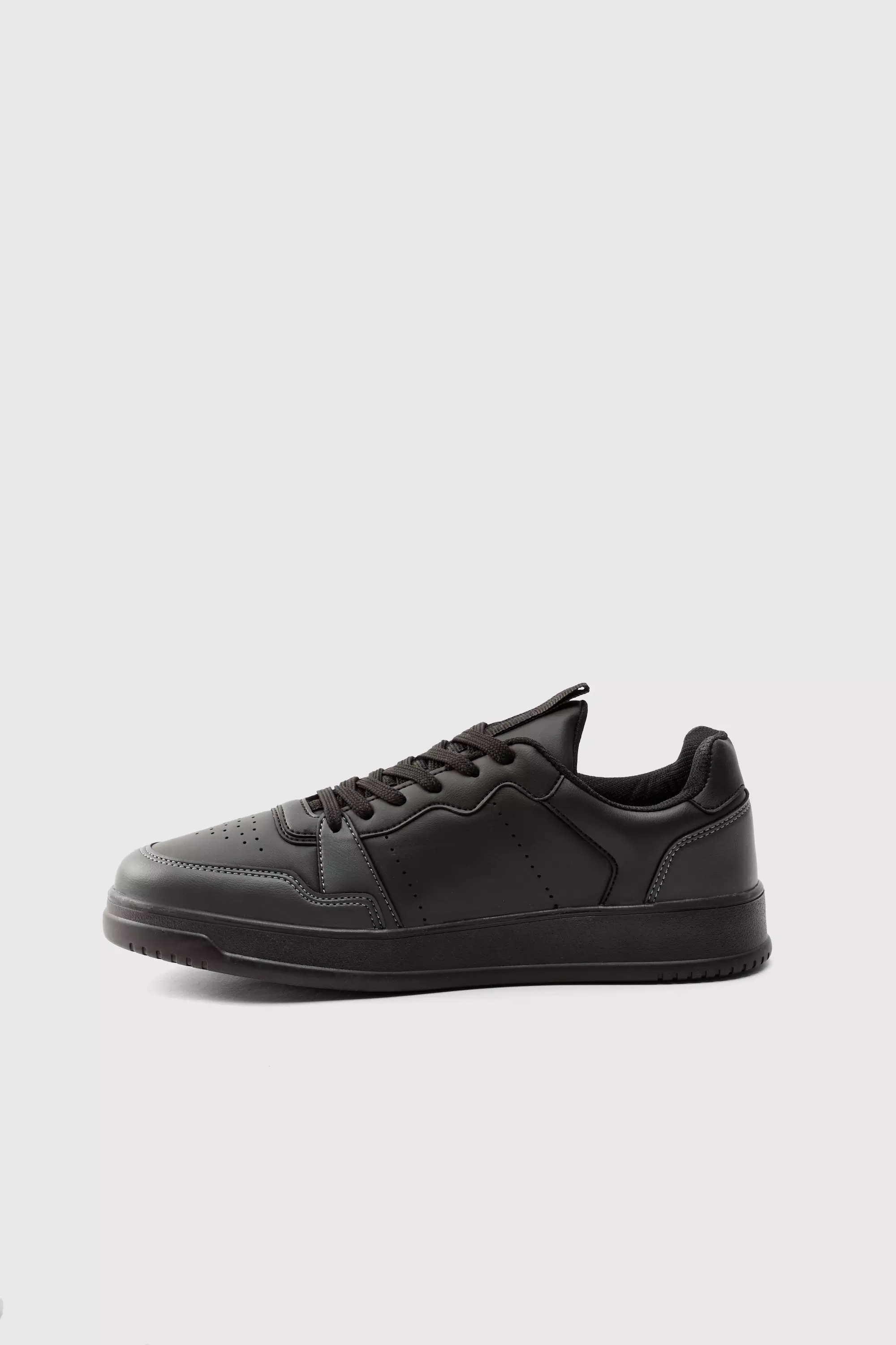 Panel Chunky Sneakers In Black alternative image