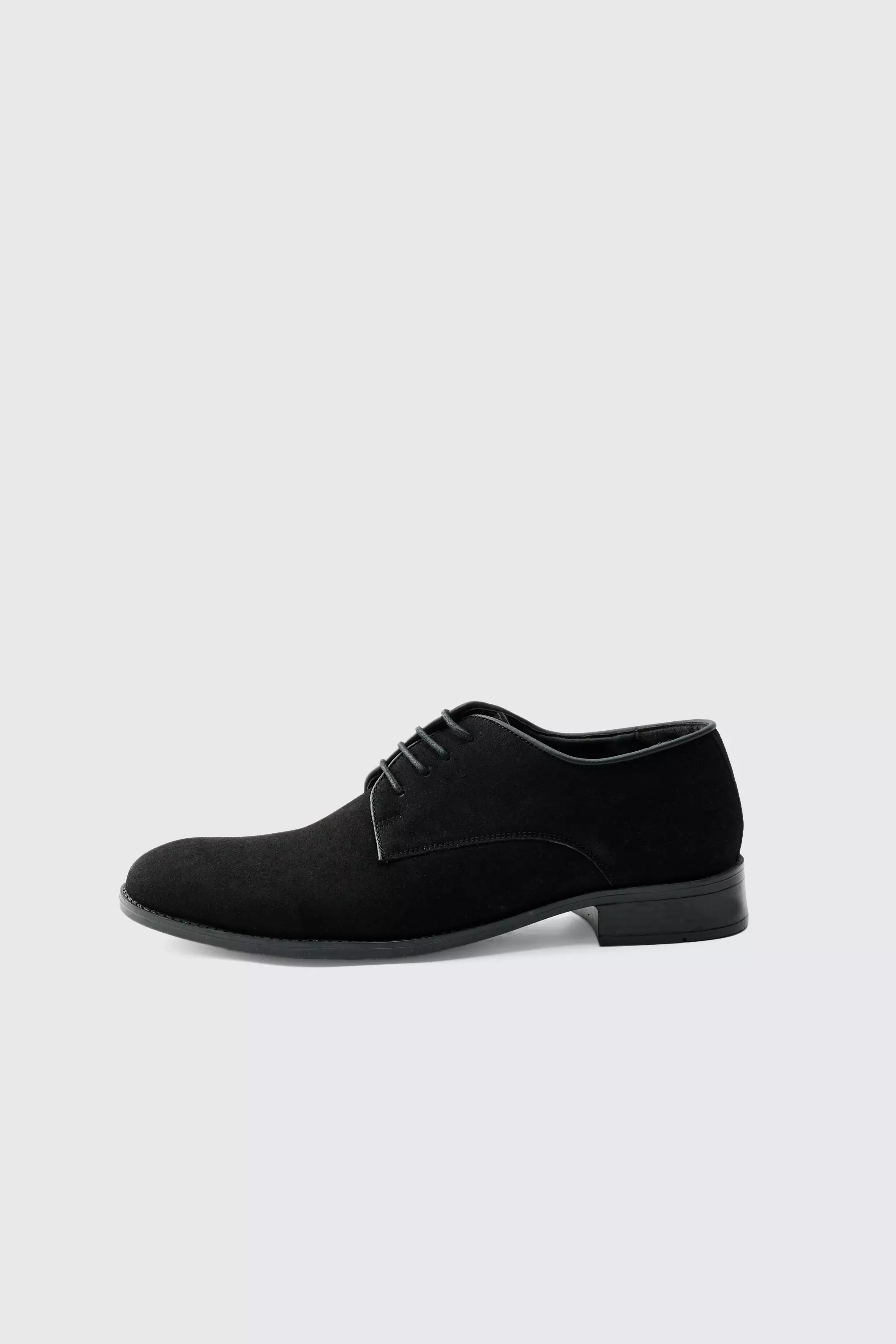 Black suede smart shoes online