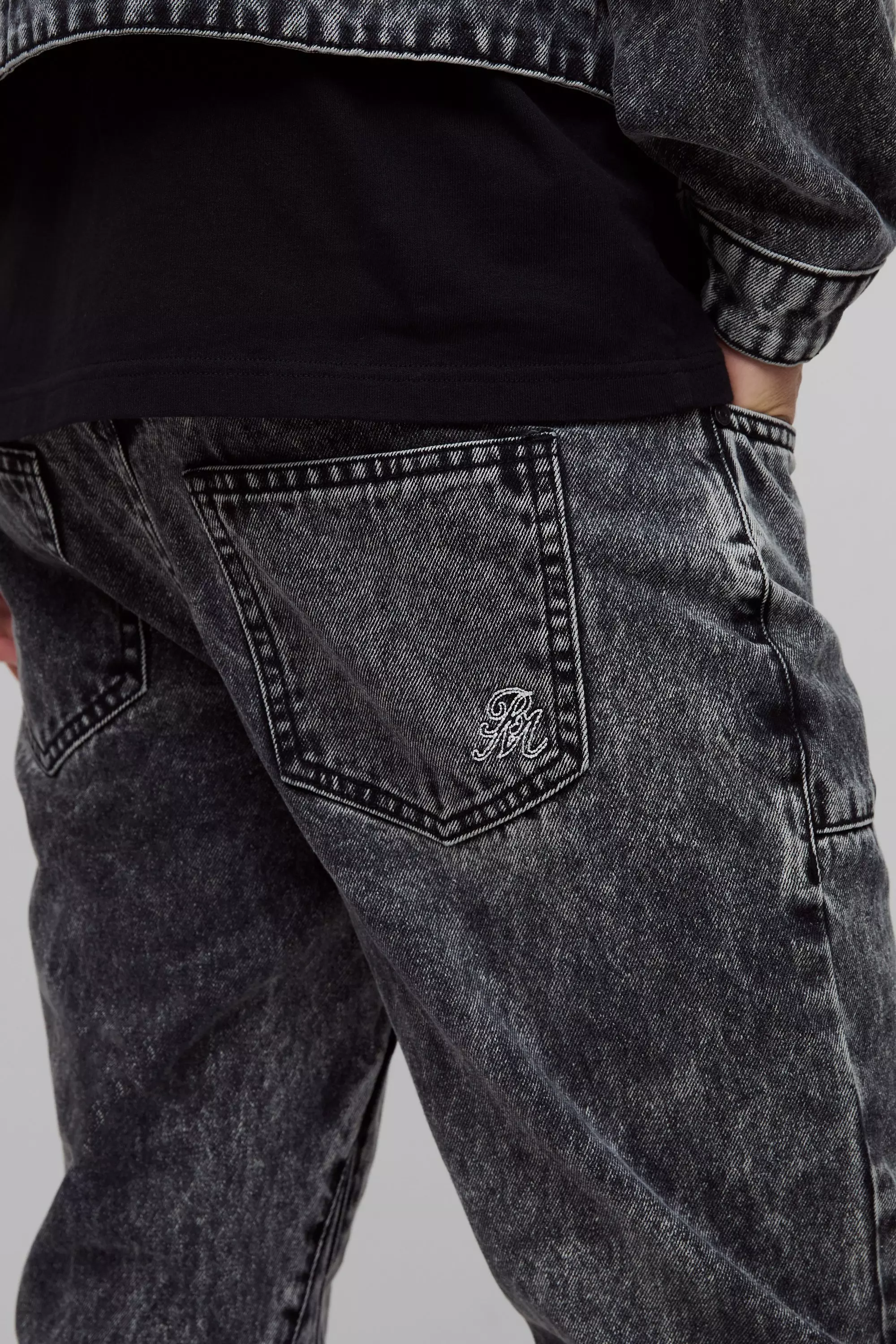 Relaxed Flared Carpenter Gusset Jeans | boohooMAN USA