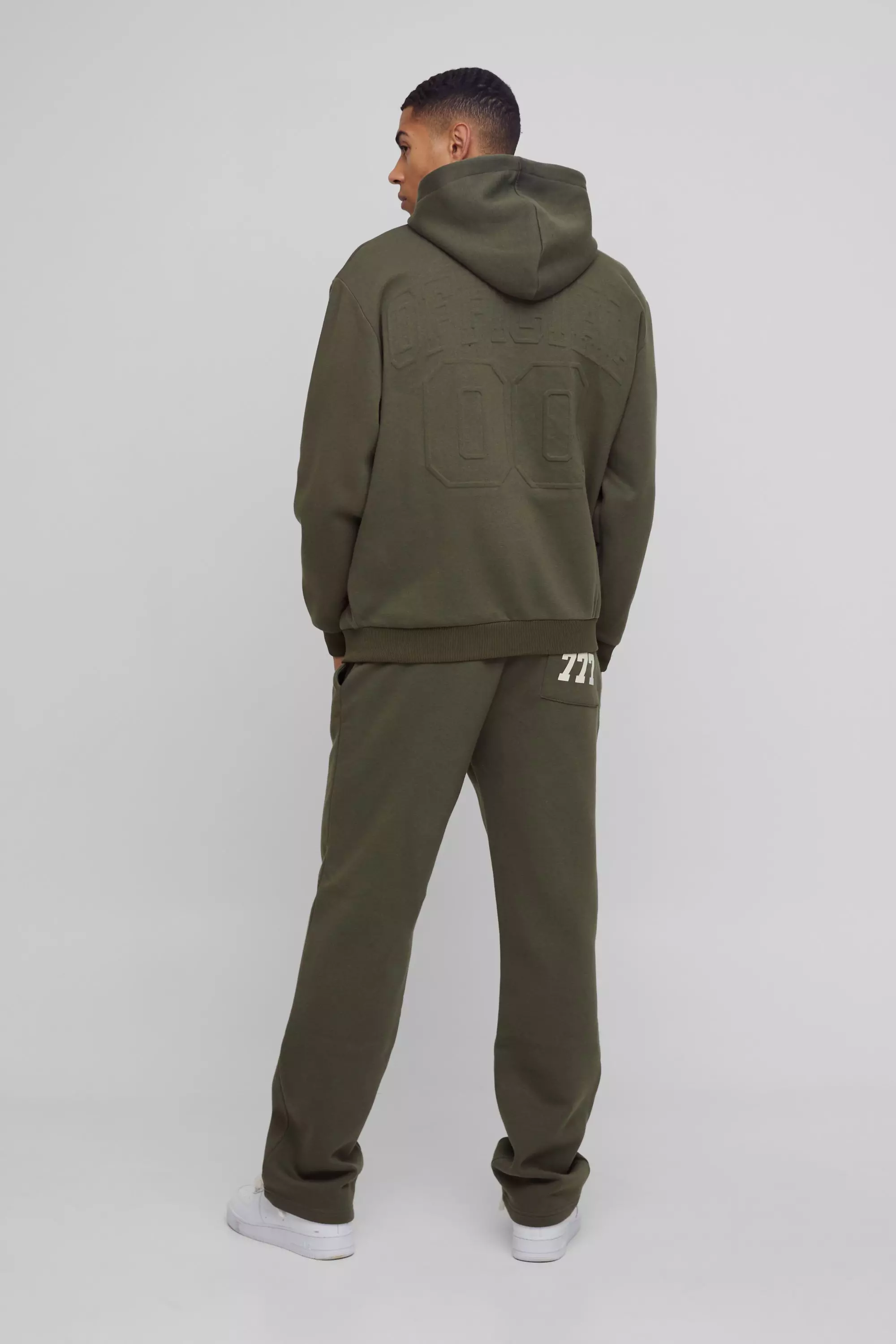 Khaki Relaxed Fit Edition Puff Print Sweatpants alternative image