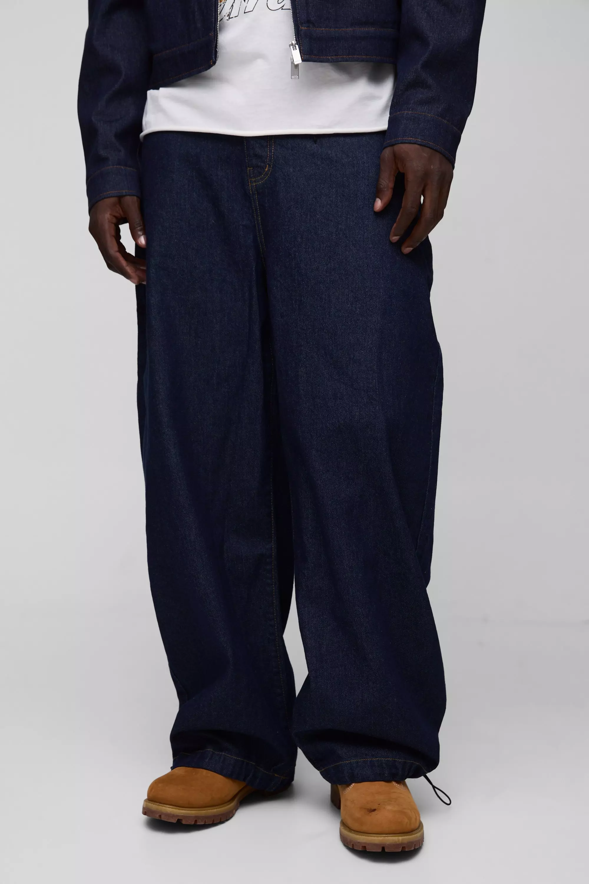 Jeans Parachute Extra Comodi In Indaco, Indigo immagine alternativa