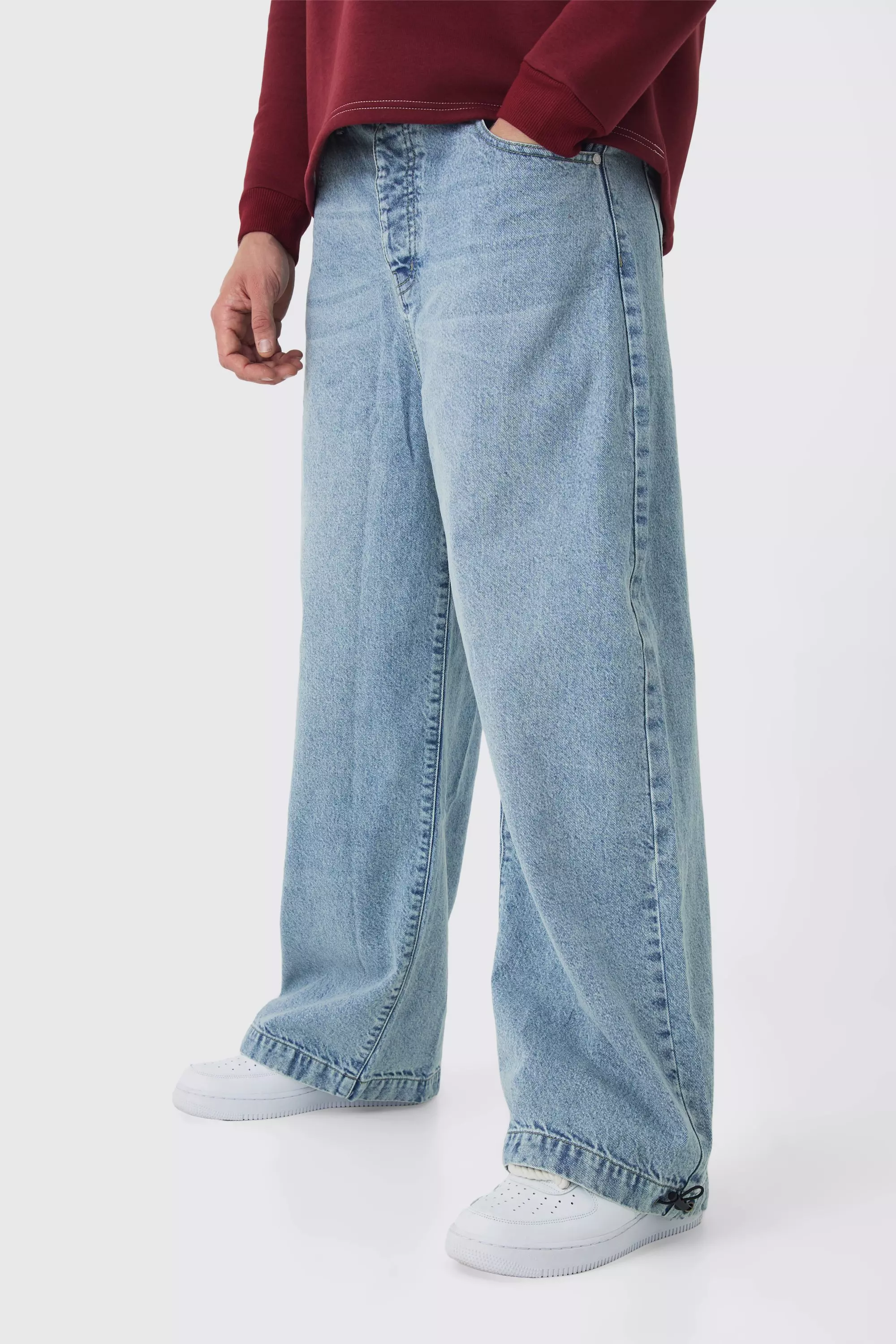 Blue Parachute Baggy Blue Washed Jeans