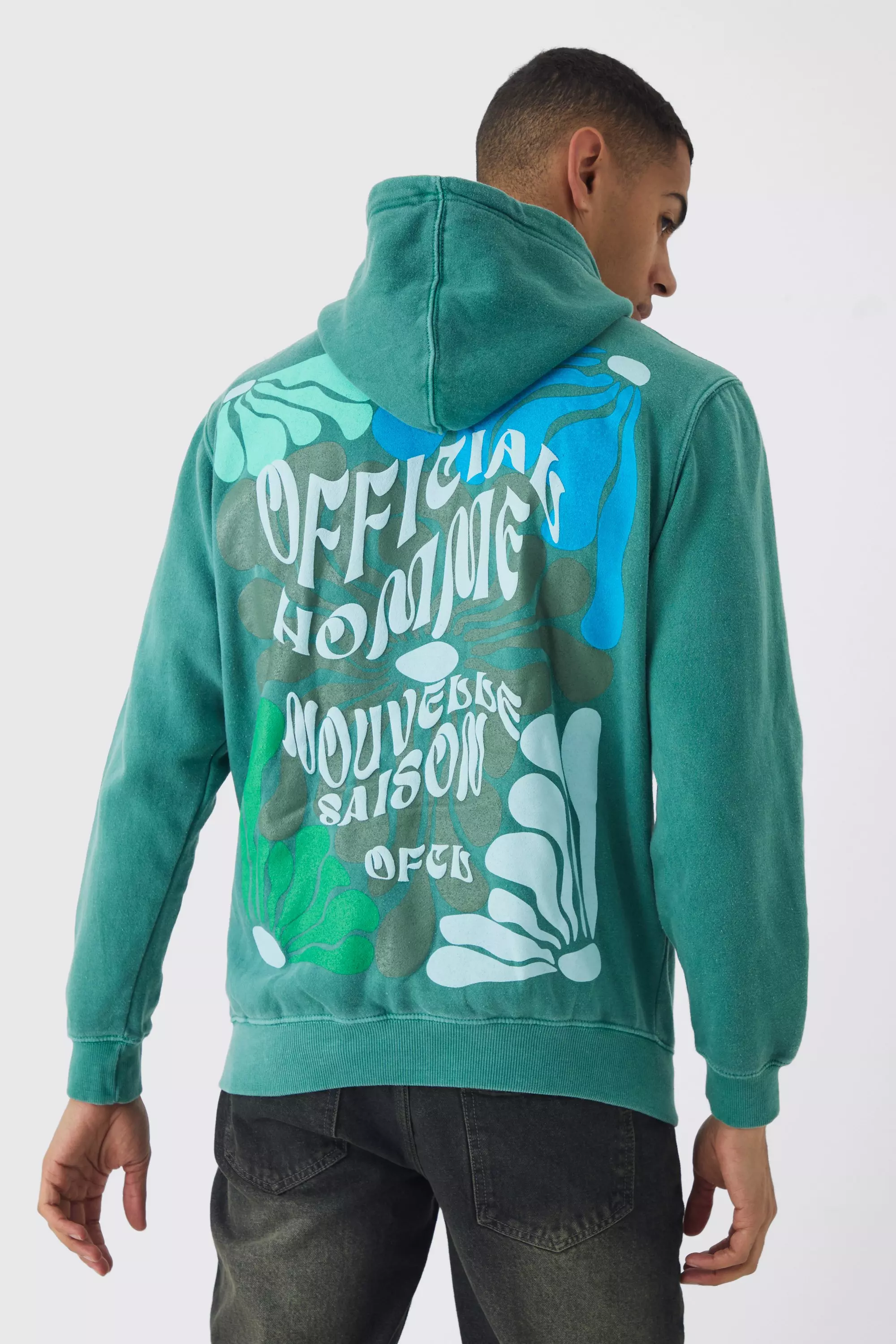 Graphic Hoodie, Charcoal, Turquoise, Freeform, Unisex Hoodie, Man, Woman, Art Style Hoodie, Art Wear, Festival Clothing, shops Unisex Clothing