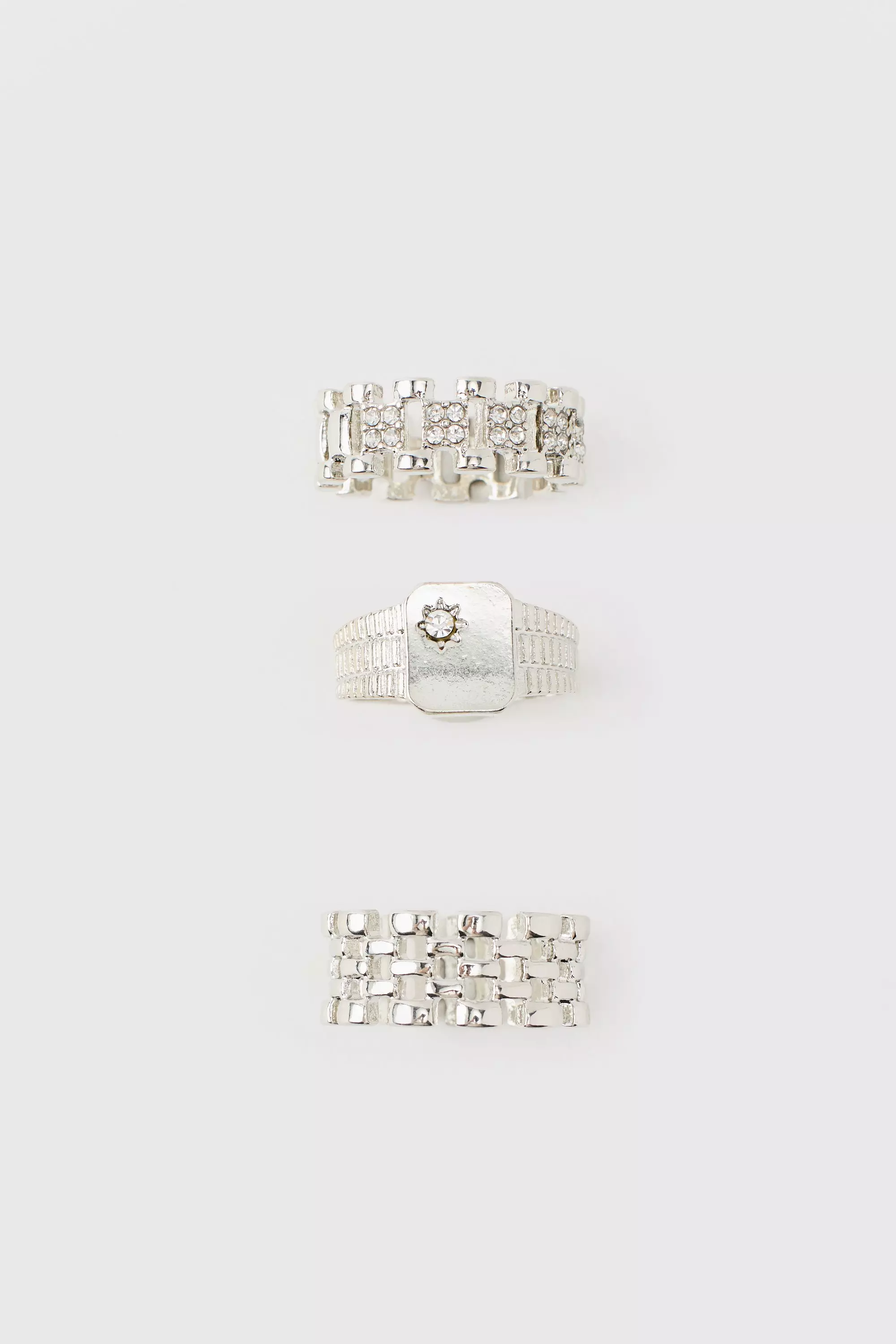 Silver Zilveren Jubileum Ringen (3 Stuks) alternatieve afbeelding