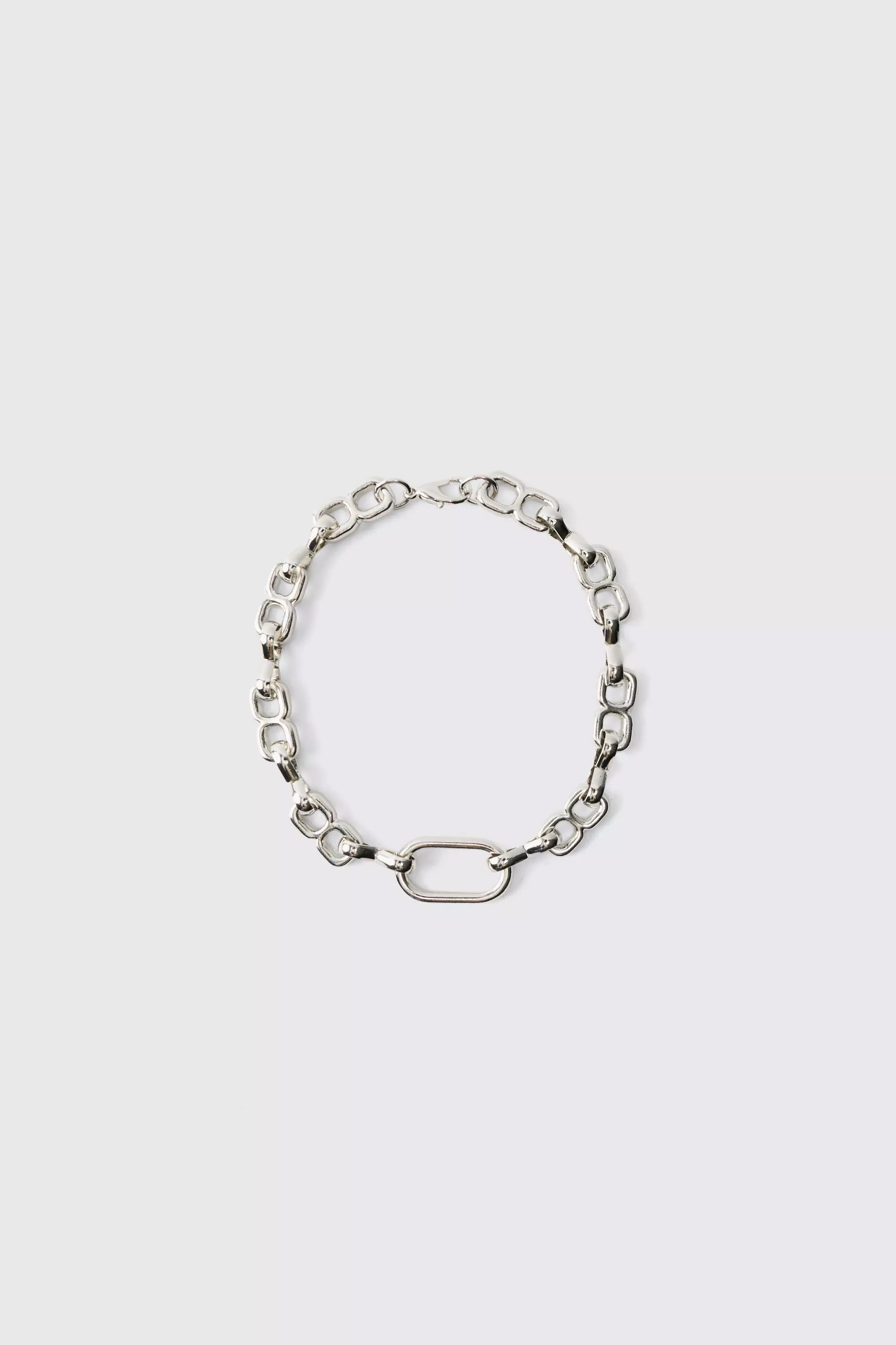 Circle Hardware Bracelet Silver