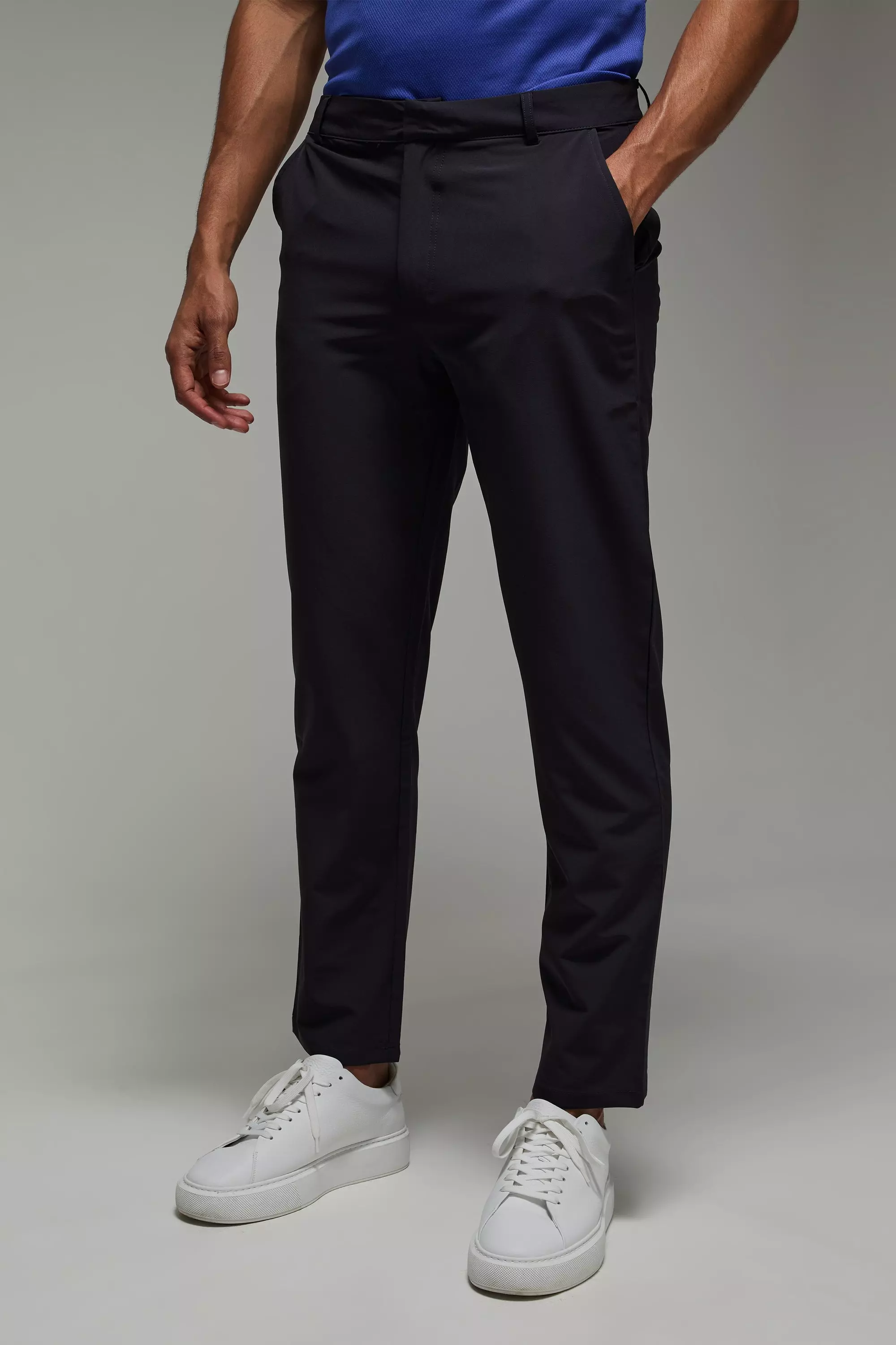 Man Sport Golf Stretch Woven Tapered Sweatpants | boohooMAN USA