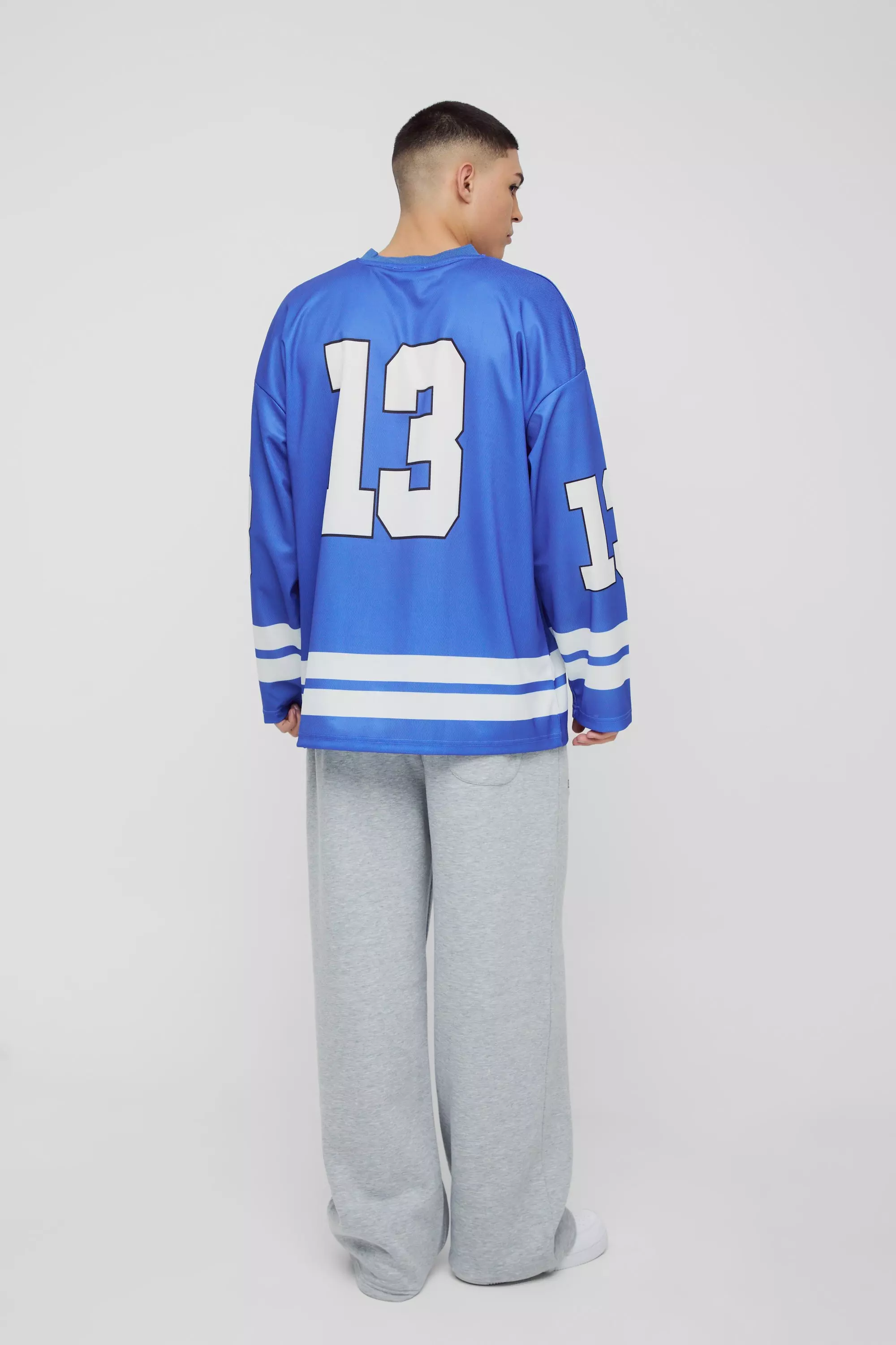 Cobalt Oversized Homme Mesh Hockey Top alternative image