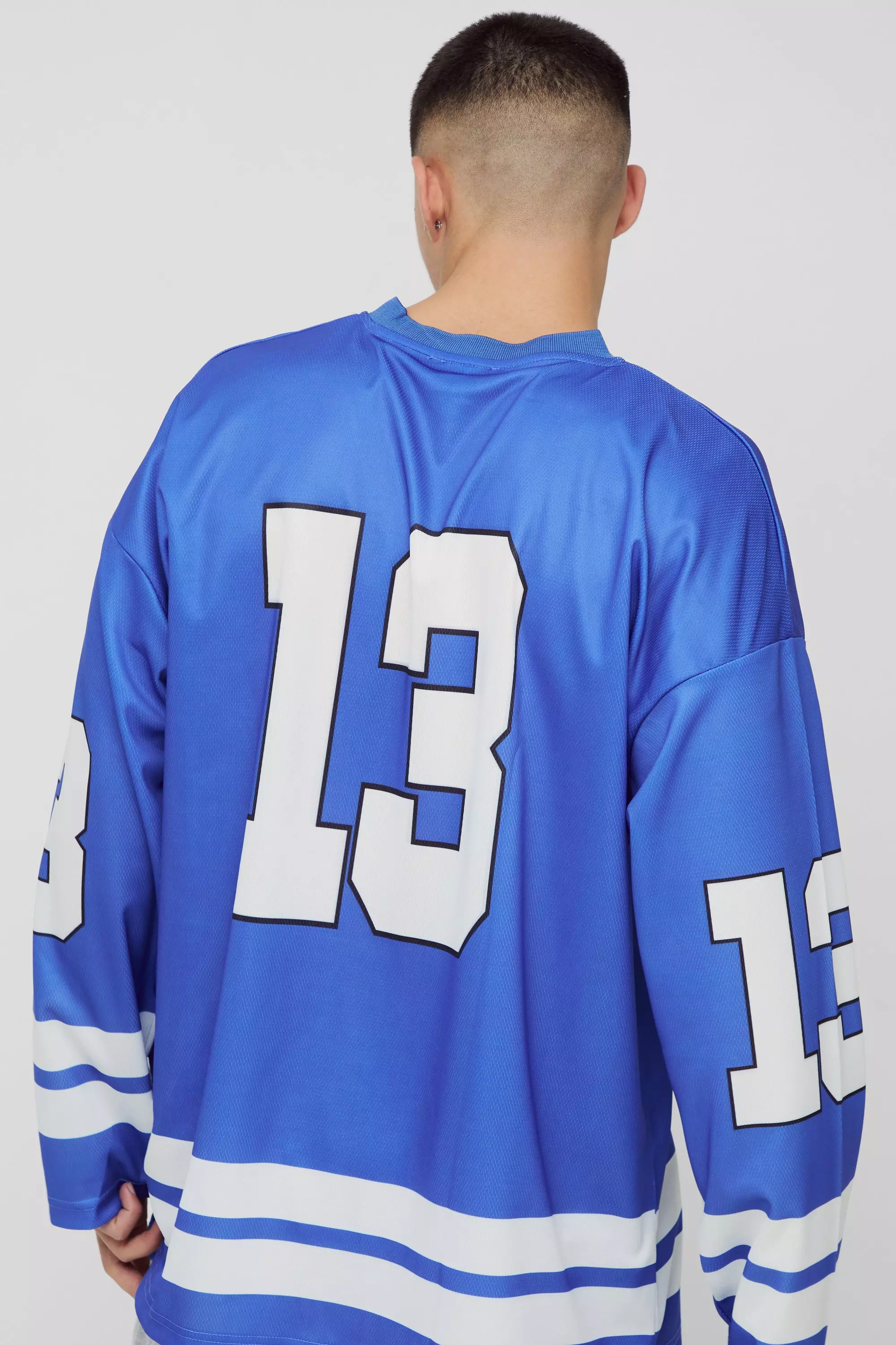Cobalt Oversized Homme Mesh Hockey Top alternative image