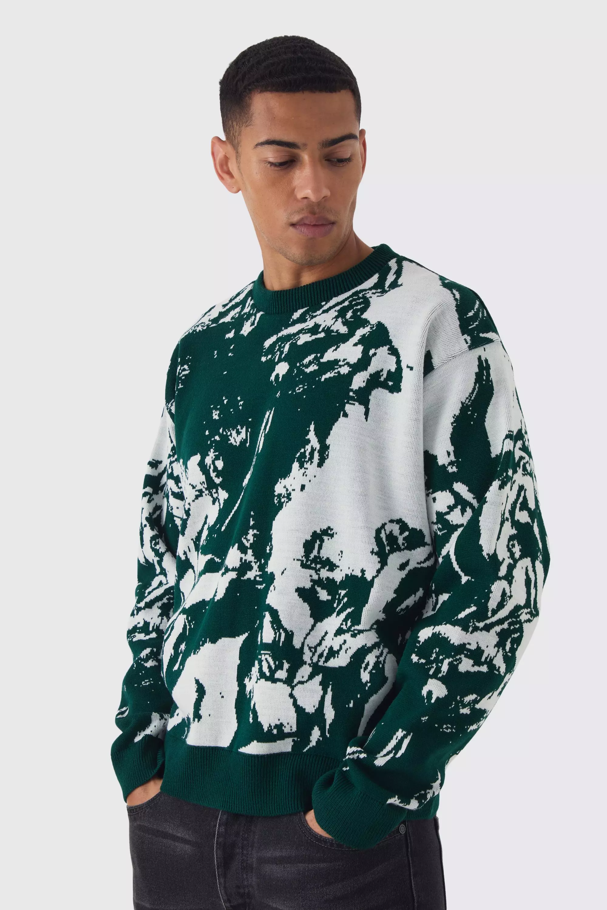 Forest Oversized Boxy Renaissance Graphic Knit Jumper alternative image