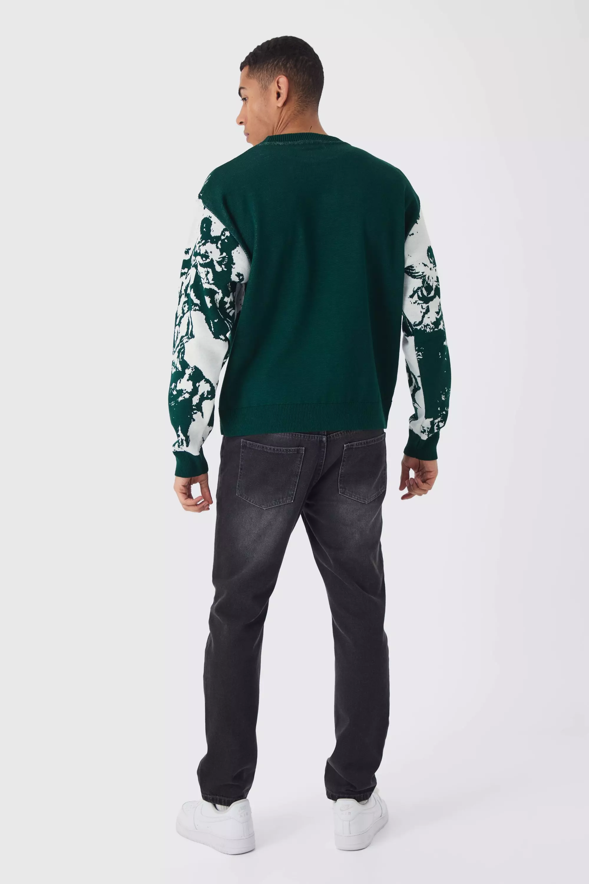 Forest Oversized Boxy Renaissance Graphic Knit Jumper alternative image