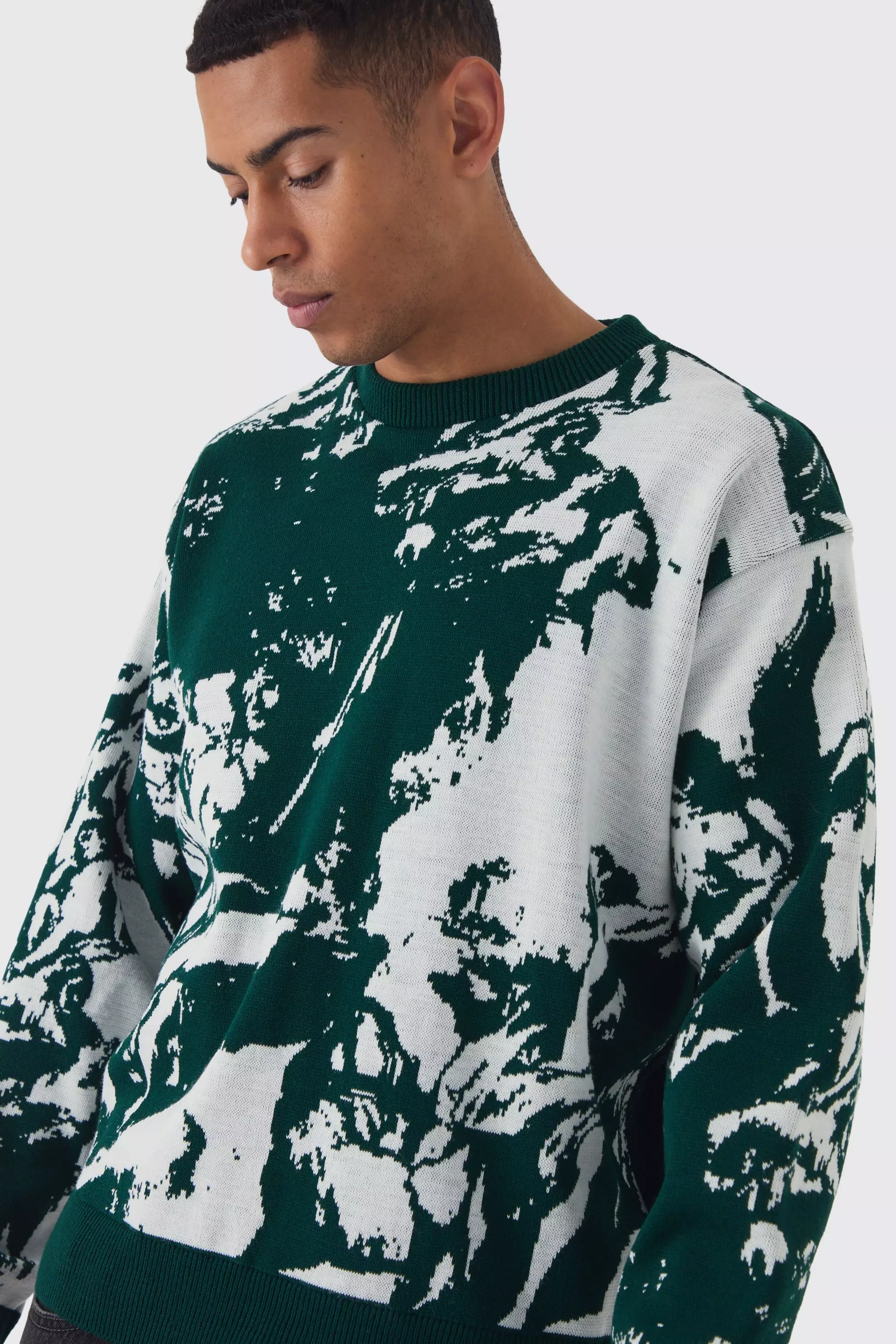 Forest Oversized Boxy Renaissance Graphic Knit Jumper alternative image