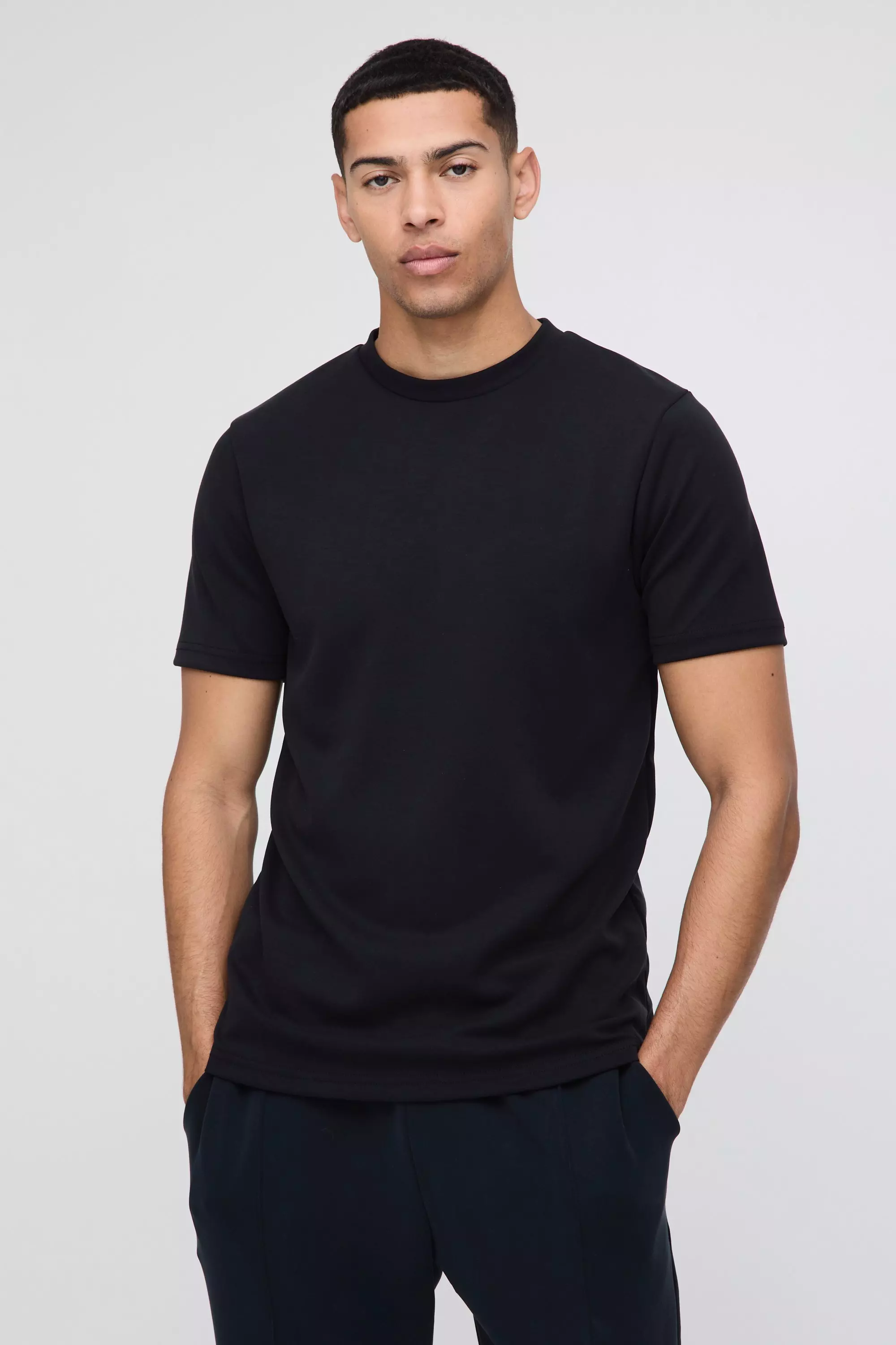 Slim Fit Soft Peached T shirt boohooMAN UK